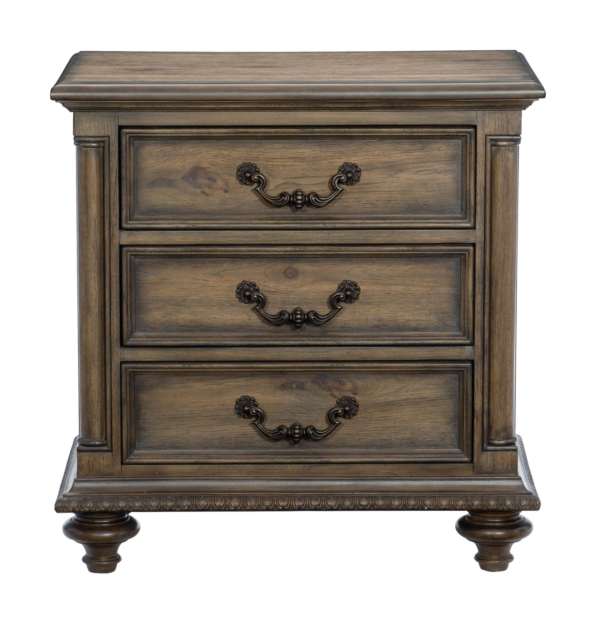 Rachelle Fabric/Wood Bed/Wood Veneer Tufted Bedroom Set