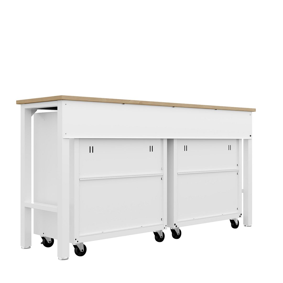 Fortress 3-Piece Textured Metal Garage Storage Set, Composition 3