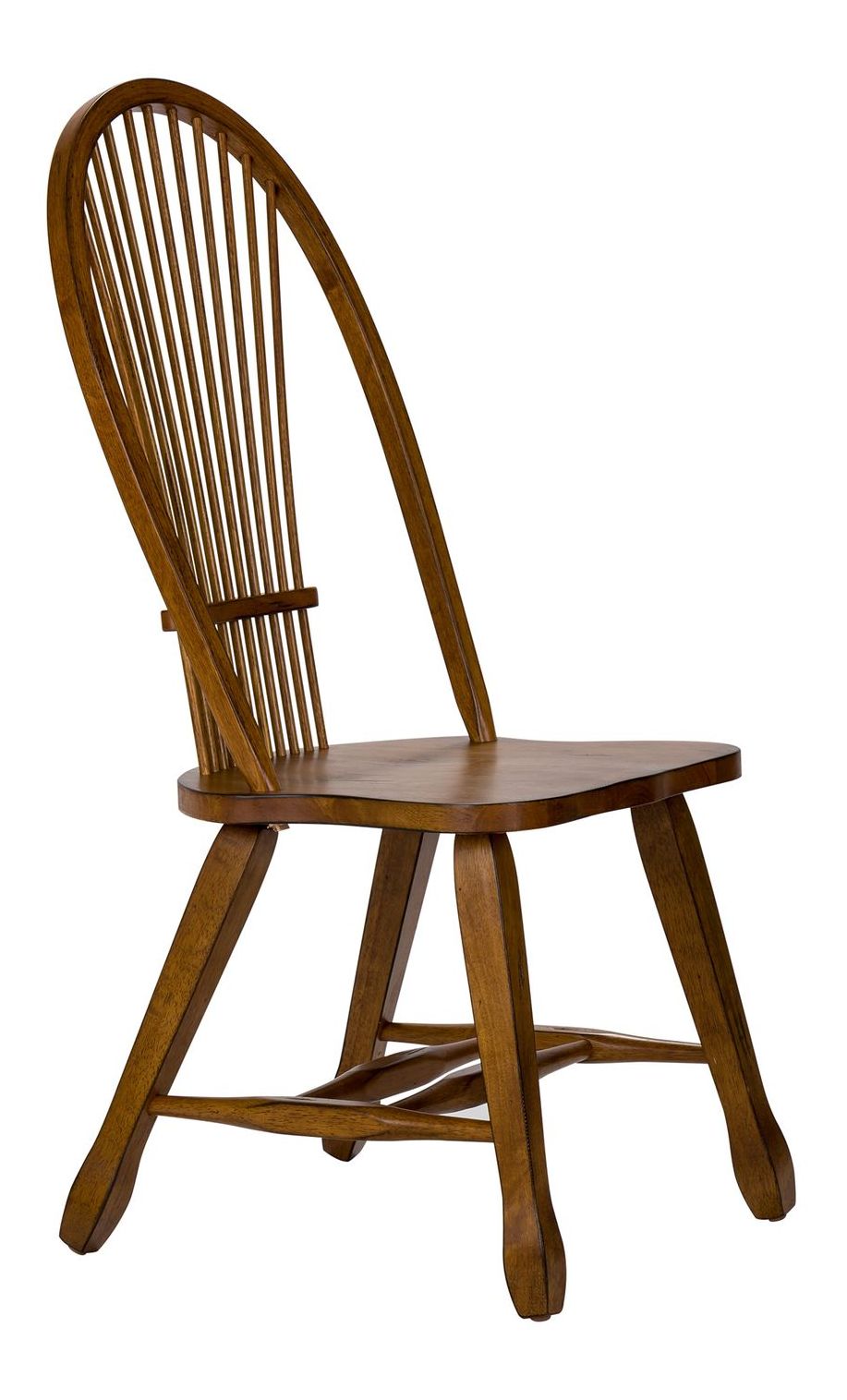 Treasures Sheaf Wood Back Side Chair