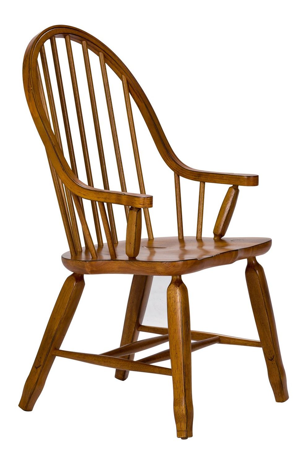 Treasures Bow Wood Back Arm Chair