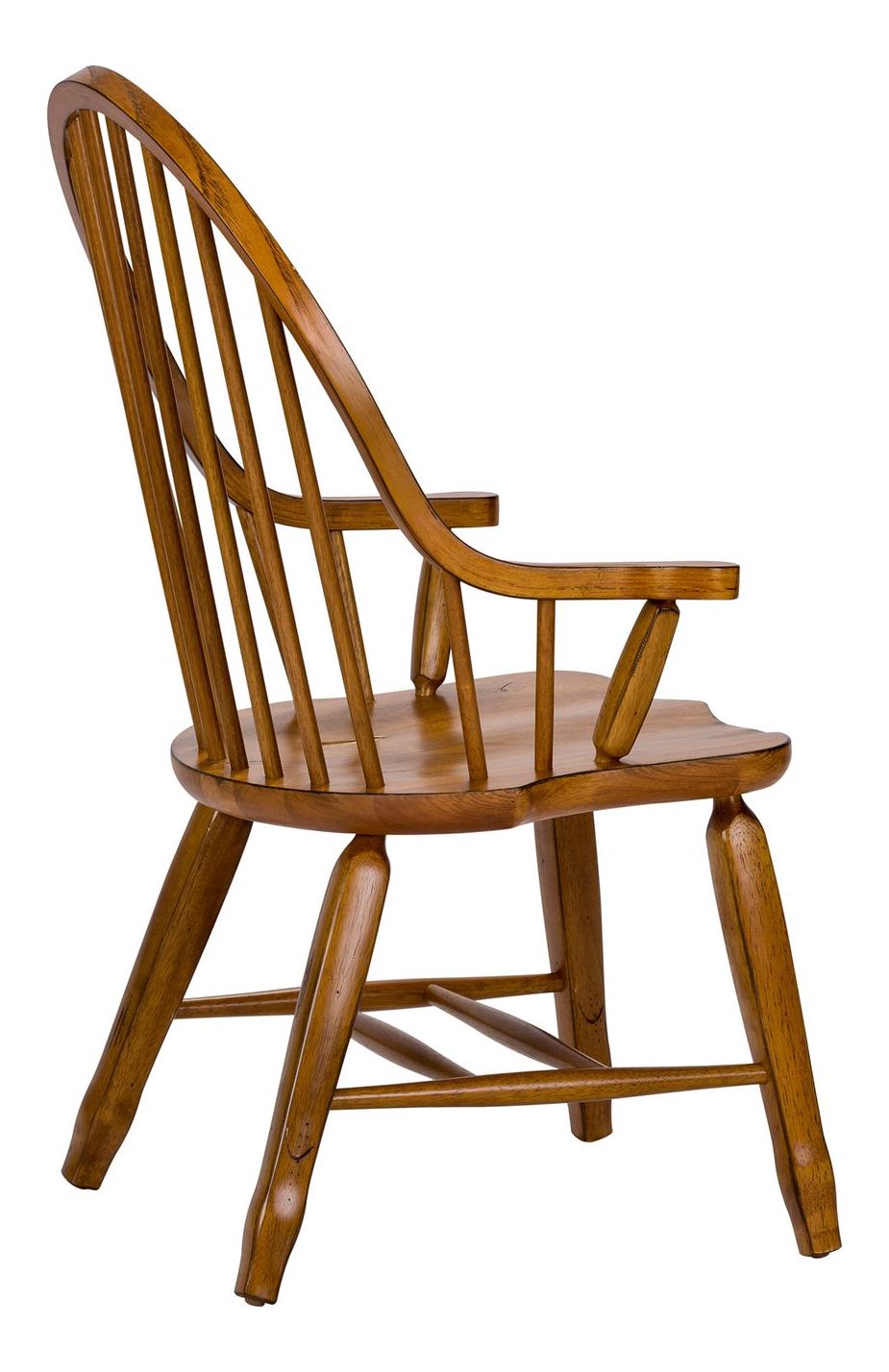 Treasures Bow Wood Back Arm Chair