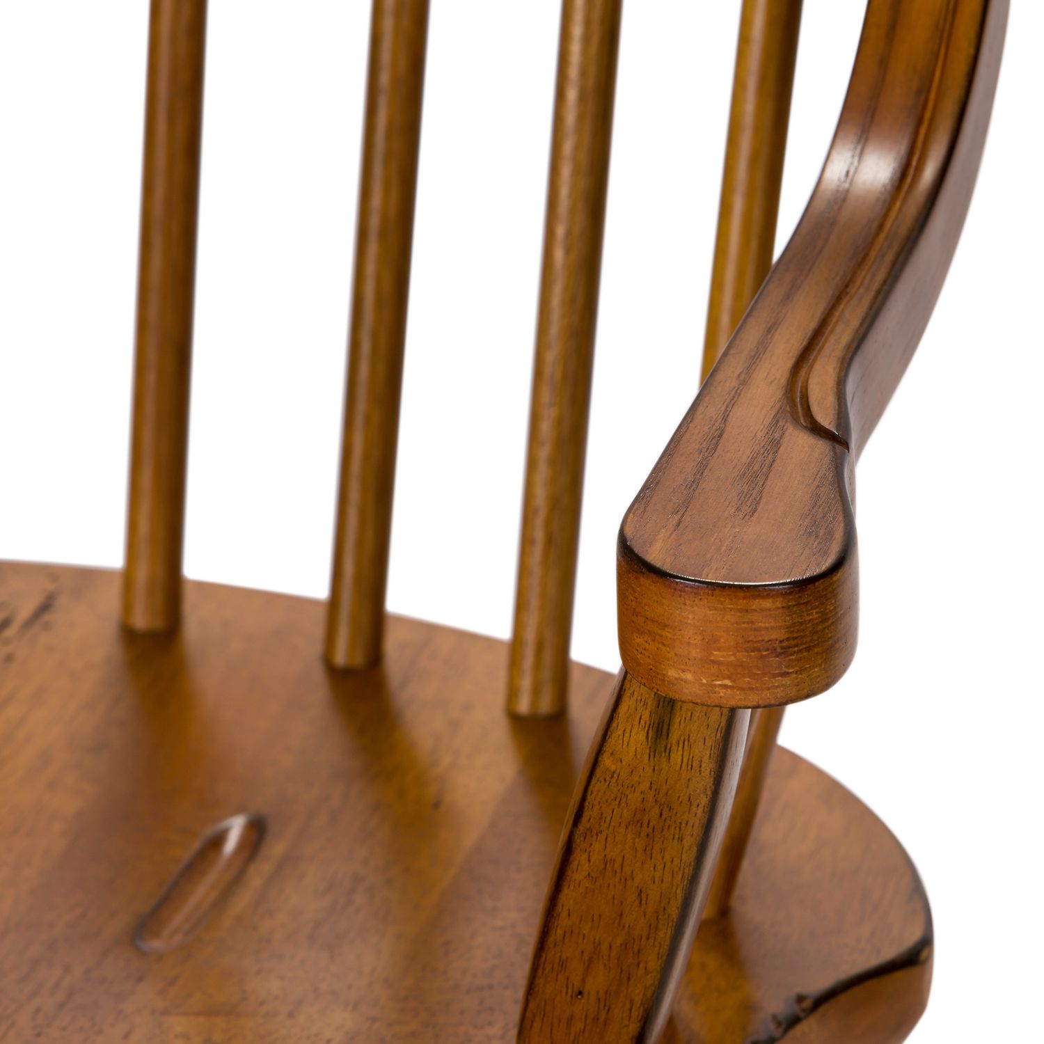 Treasures Bow Wood Back Arm Chair