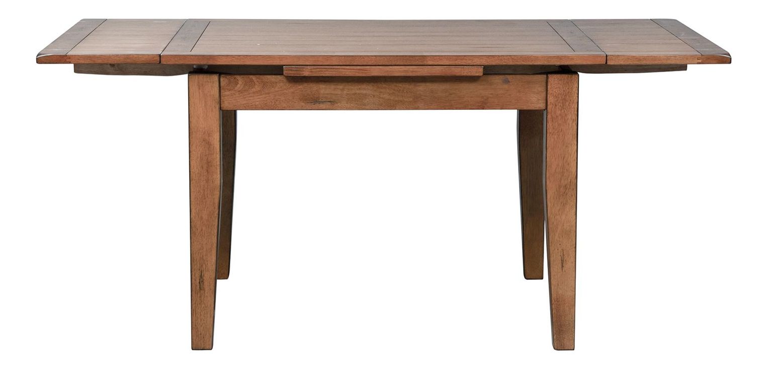 Treasures Rectangular Extendable Dining Set - Rustic Oak