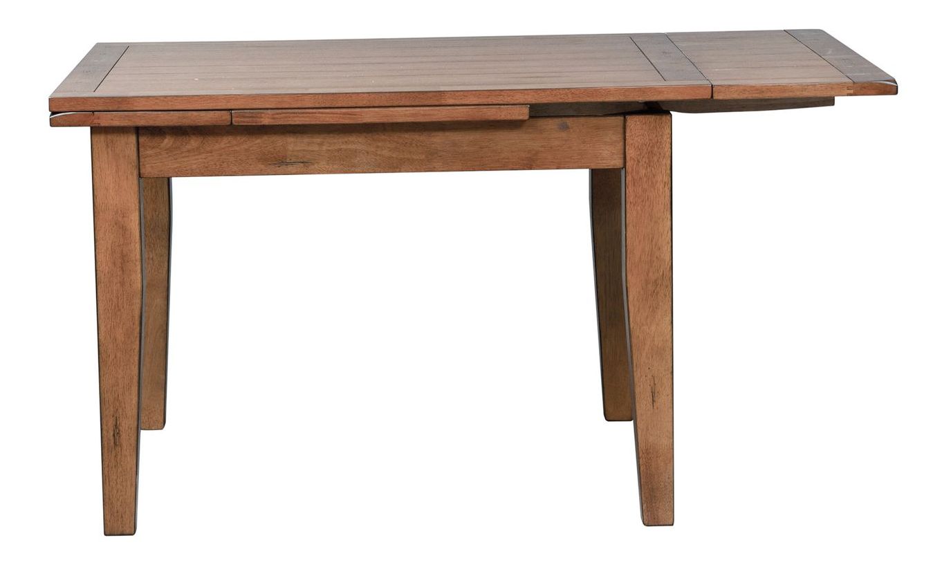 Treasures Rectangular Extendable Dining Set - Rustic Oak