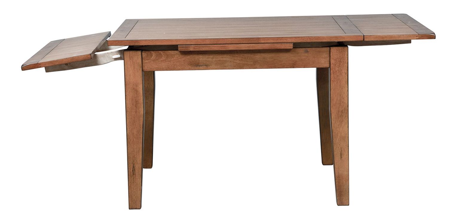 Treasures Rectangular Extendable Dining Set - Rustic Oak