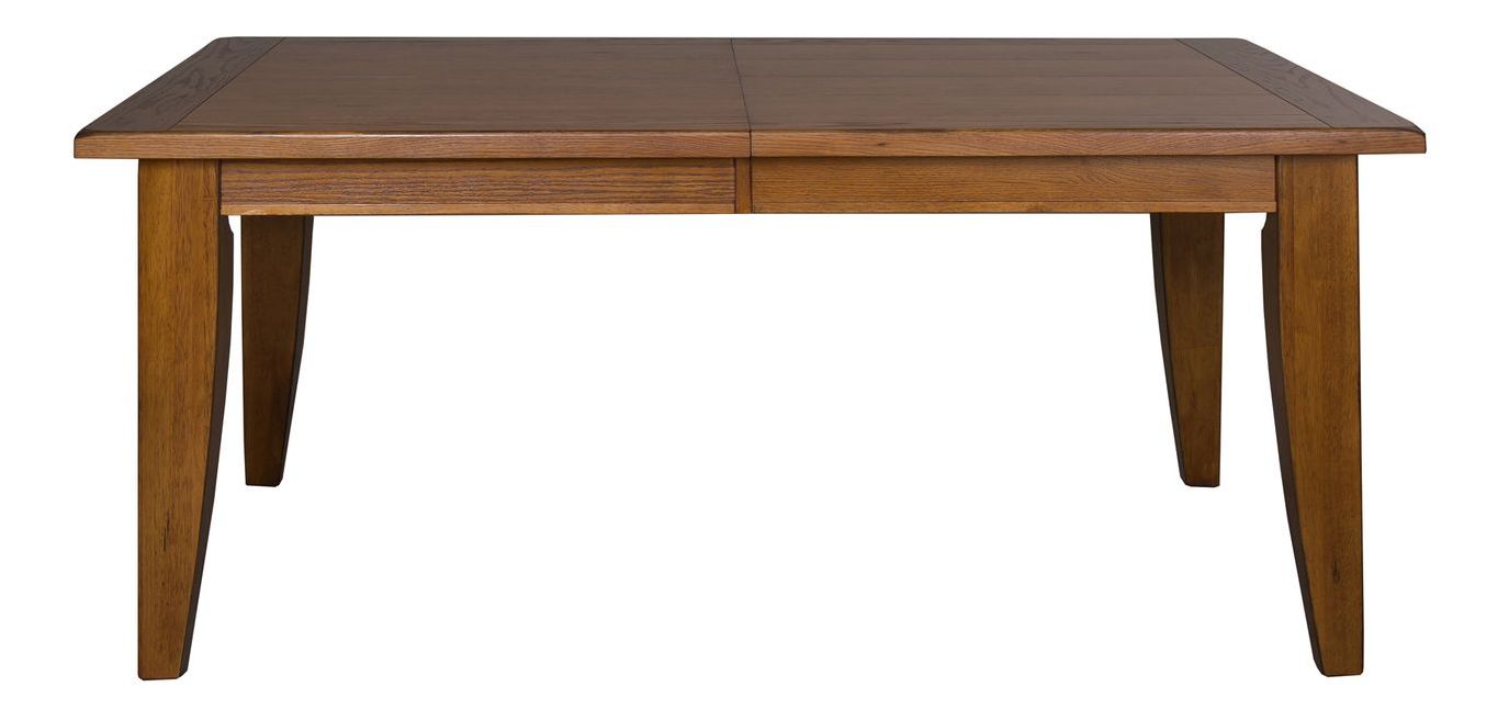 Treasures Large Extendable Dining Set - Rustic Oak