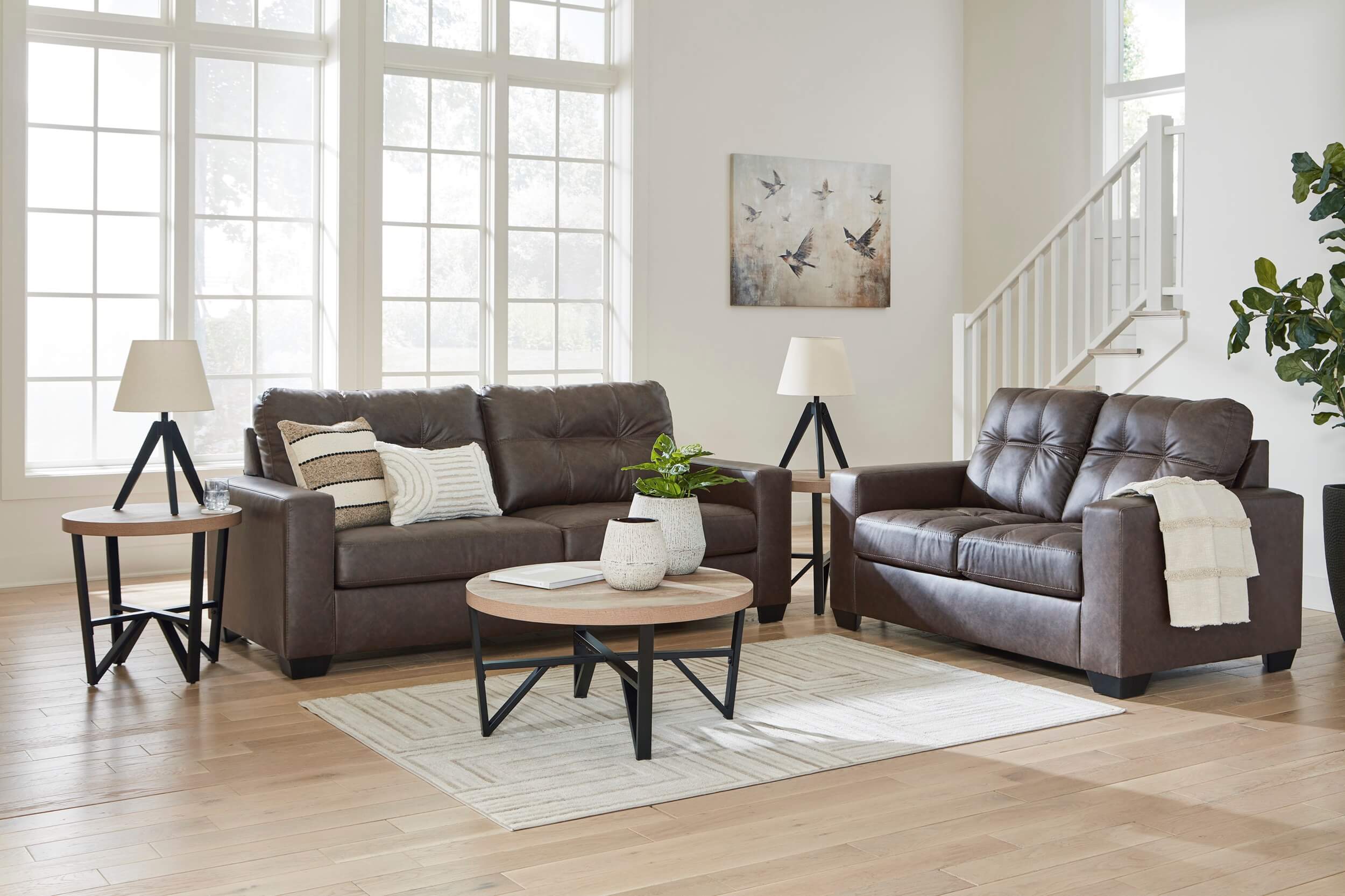 SM Barlin Mills PU Sofa