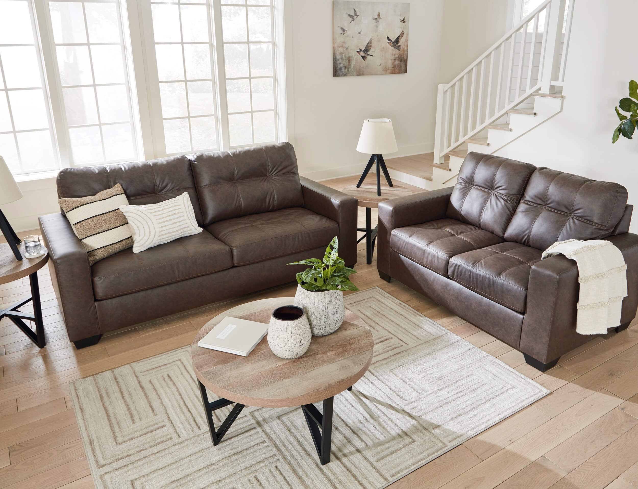 SM Barlin Mills PU Sofa