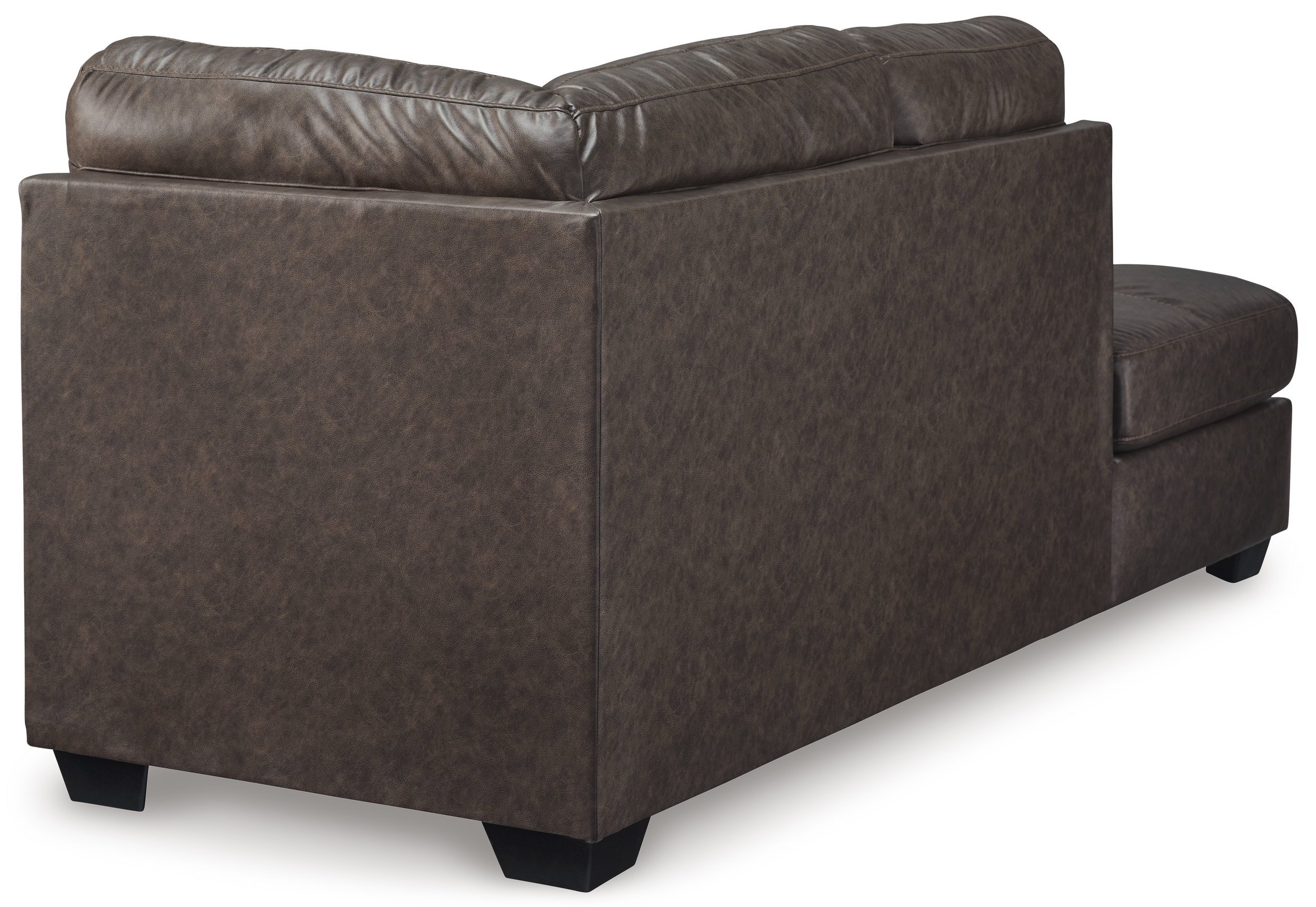 Barlin Mills Faux Leather Left Arm Facing 2-Piece Sectional w/Chaise