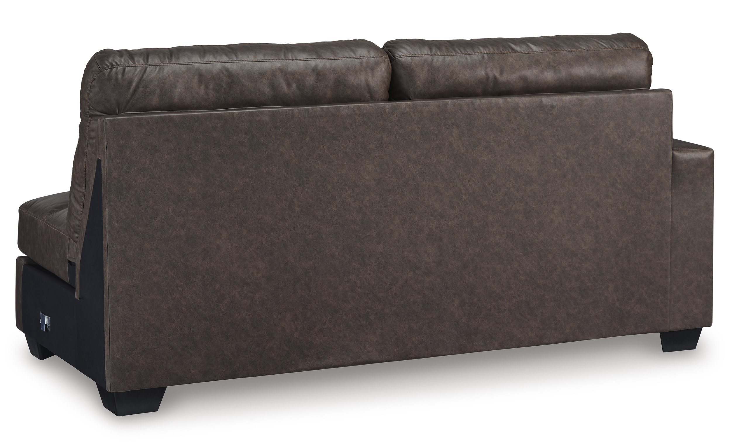 Barlin Mills Faux Leather Right Arm Facing 2-Piece Sectional w/Chaise
