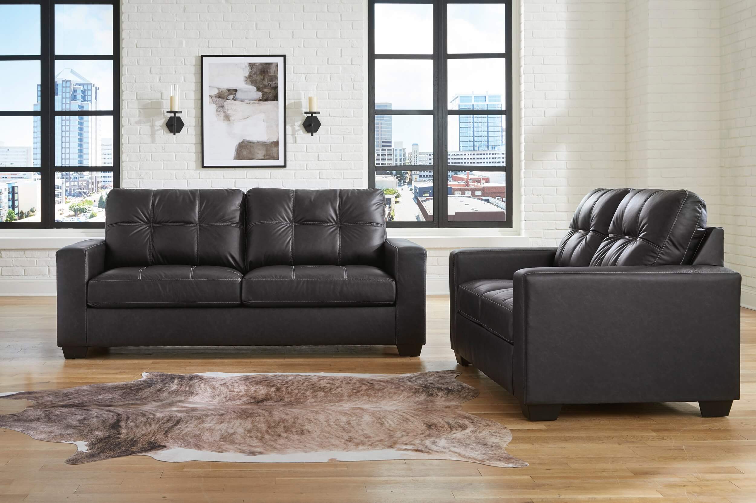 SM Barlin Mills PU Sofa