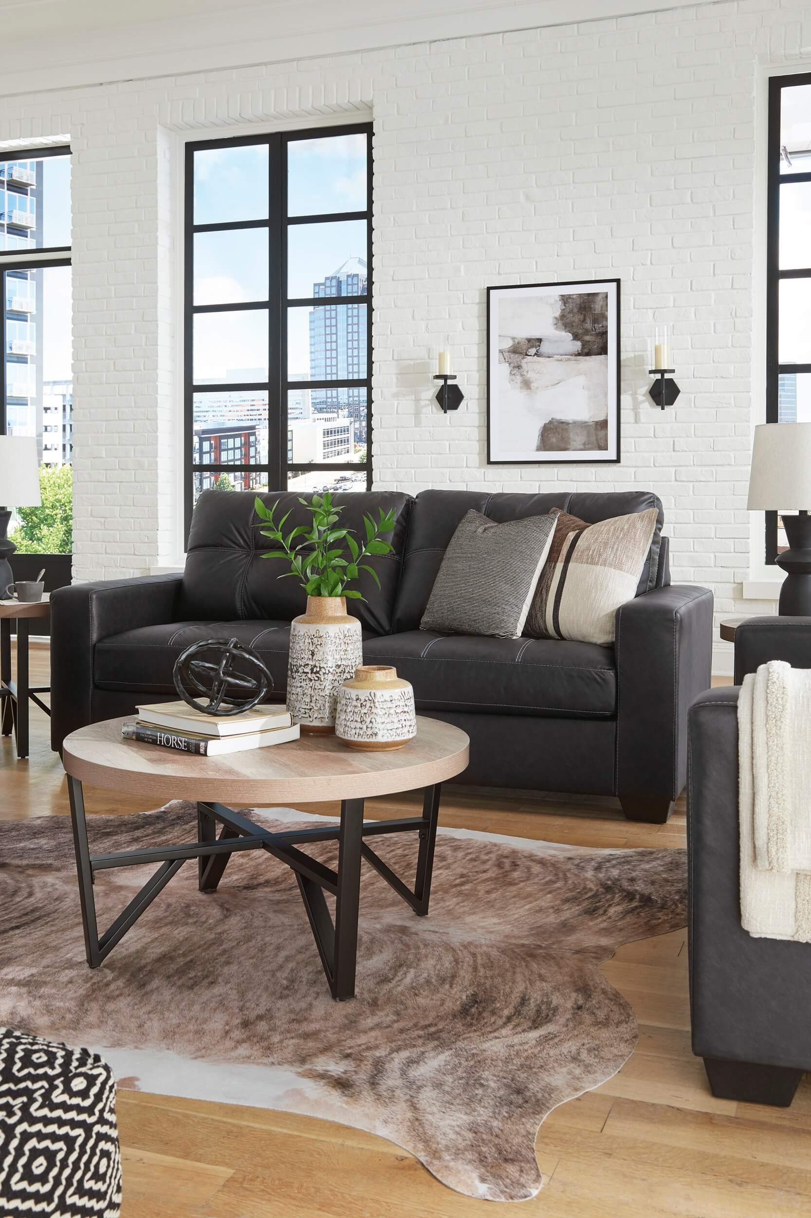 SM Barlin Mills PU Sofa