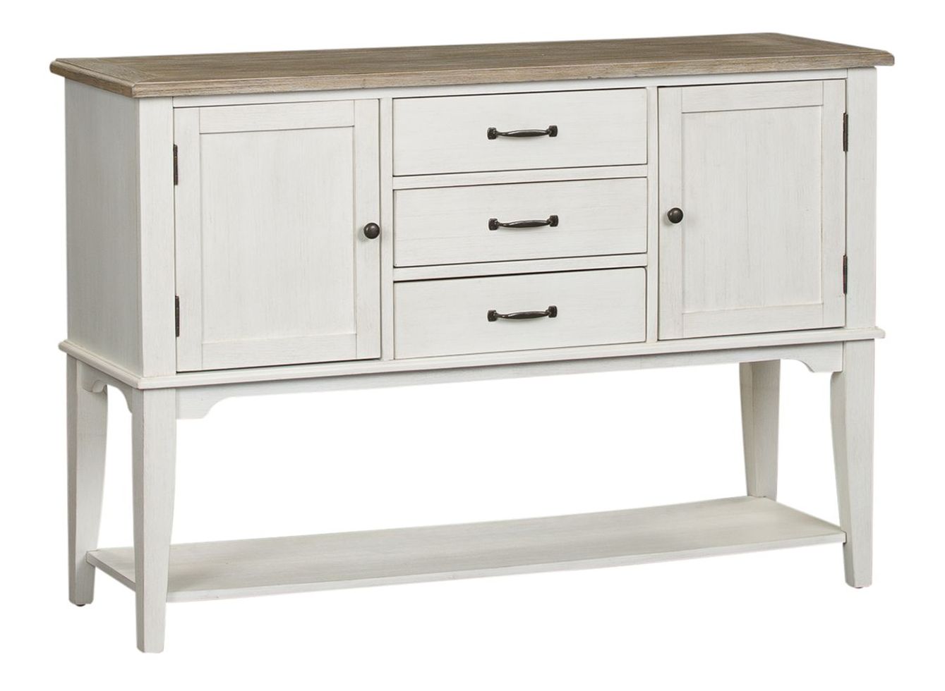 Summerville Two-Tone Extendable Dining Set | Liberty Furniture