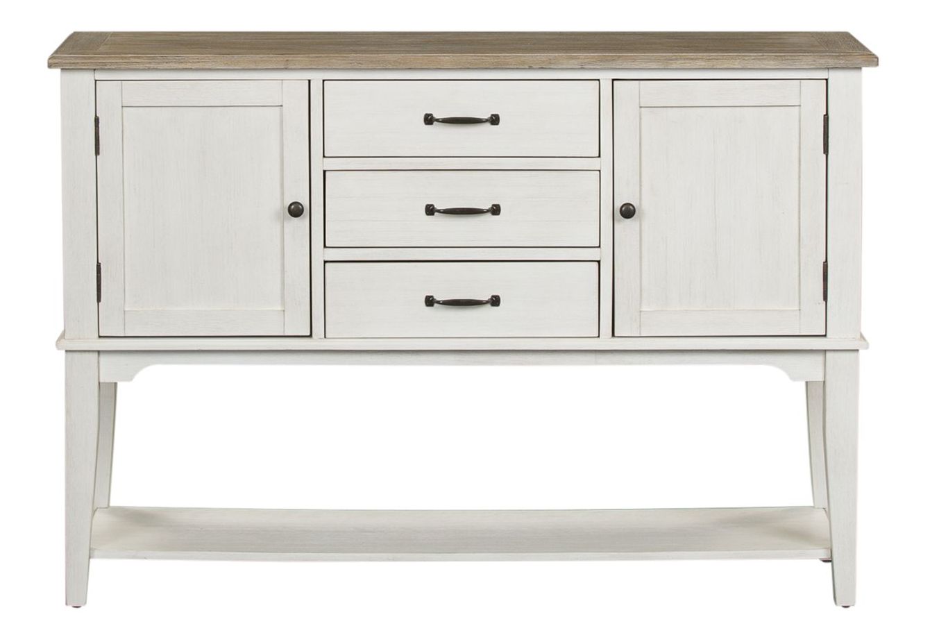 Summerville Two-Tone Extendable Dining Set | Liberty Furniture