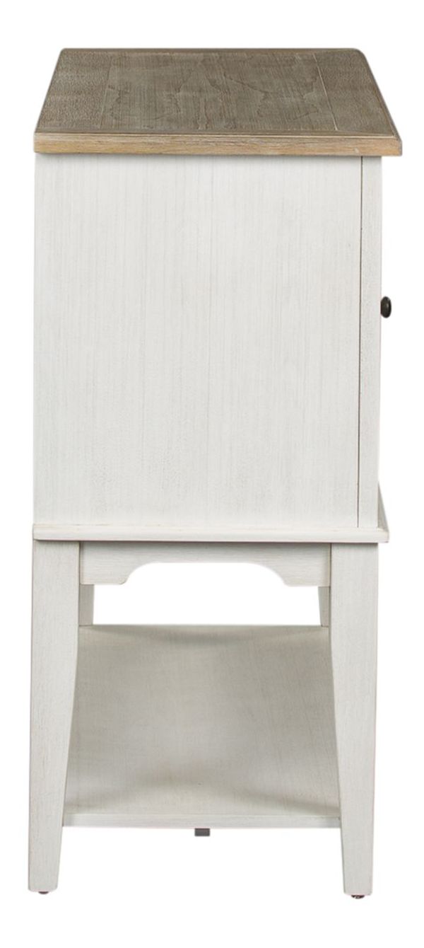 Summerville Wood Server w/3 Drawers & 3 Doors