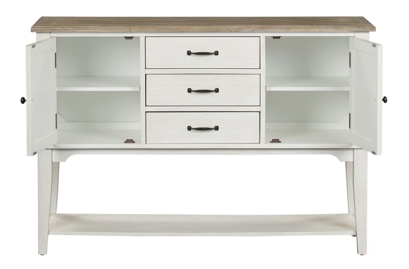 Summerville Two-Tone Extendable Dining Set | Liberty Furniture