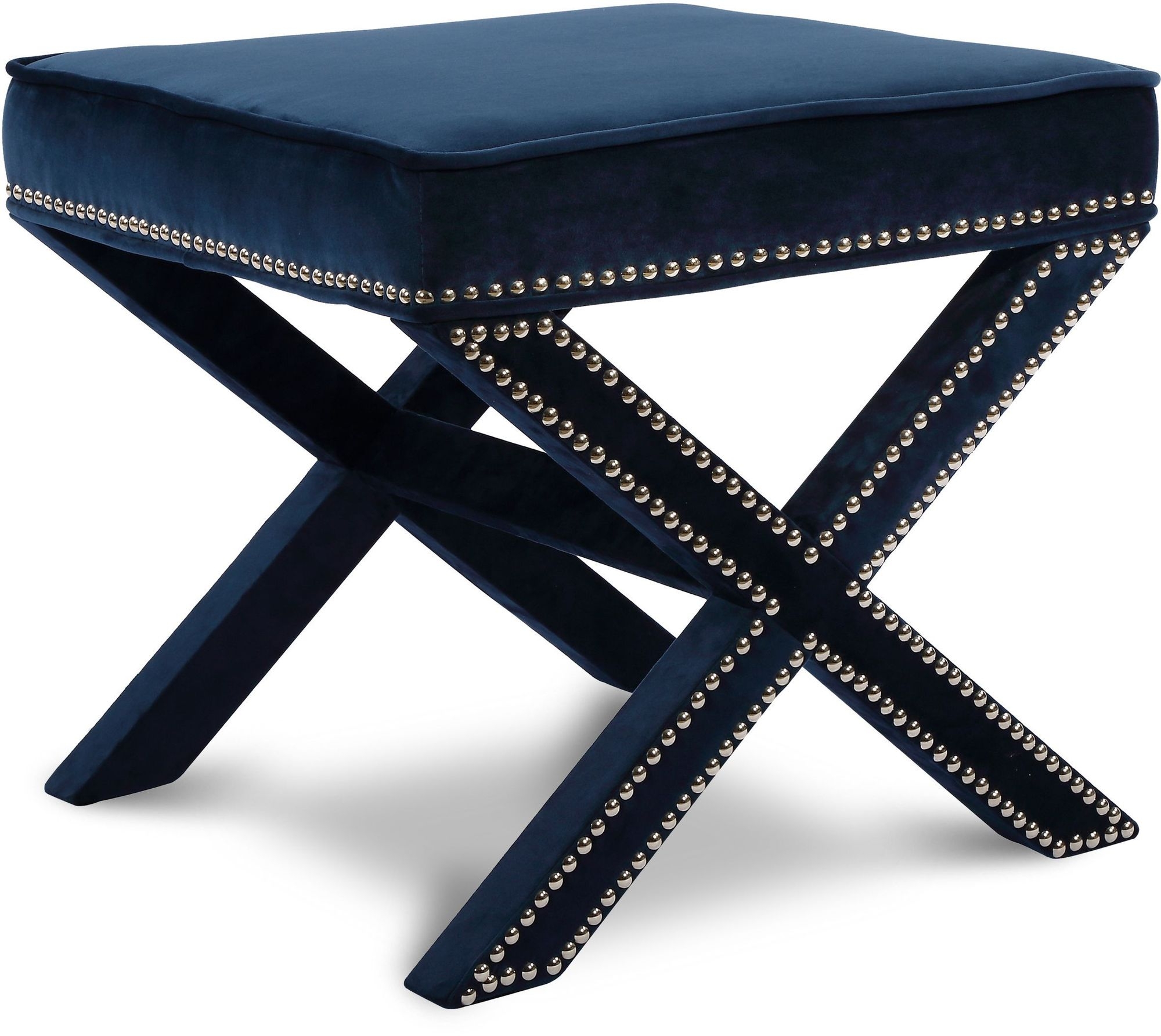 Nixon Velvet Ottoman/Bench