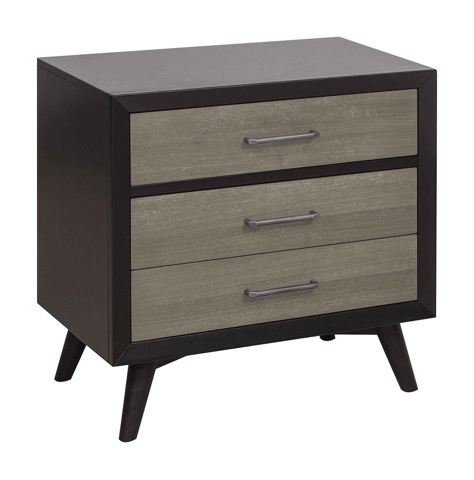 Raku Wood/Wood Veneer Veneer Storage Platform Bedroom Set