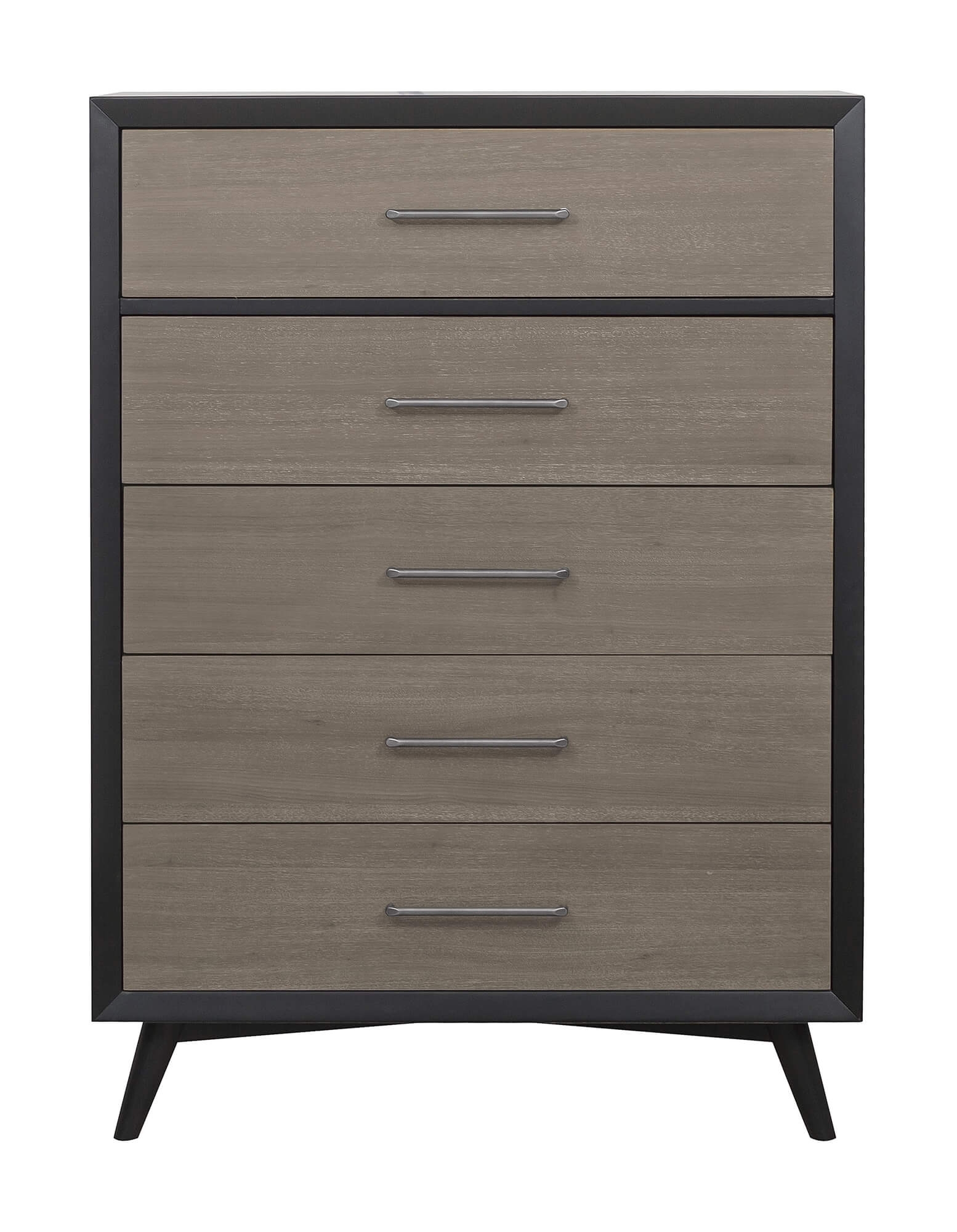 Raku Wood/Wood Veneer Veneer Storage Platform Bedroom Set