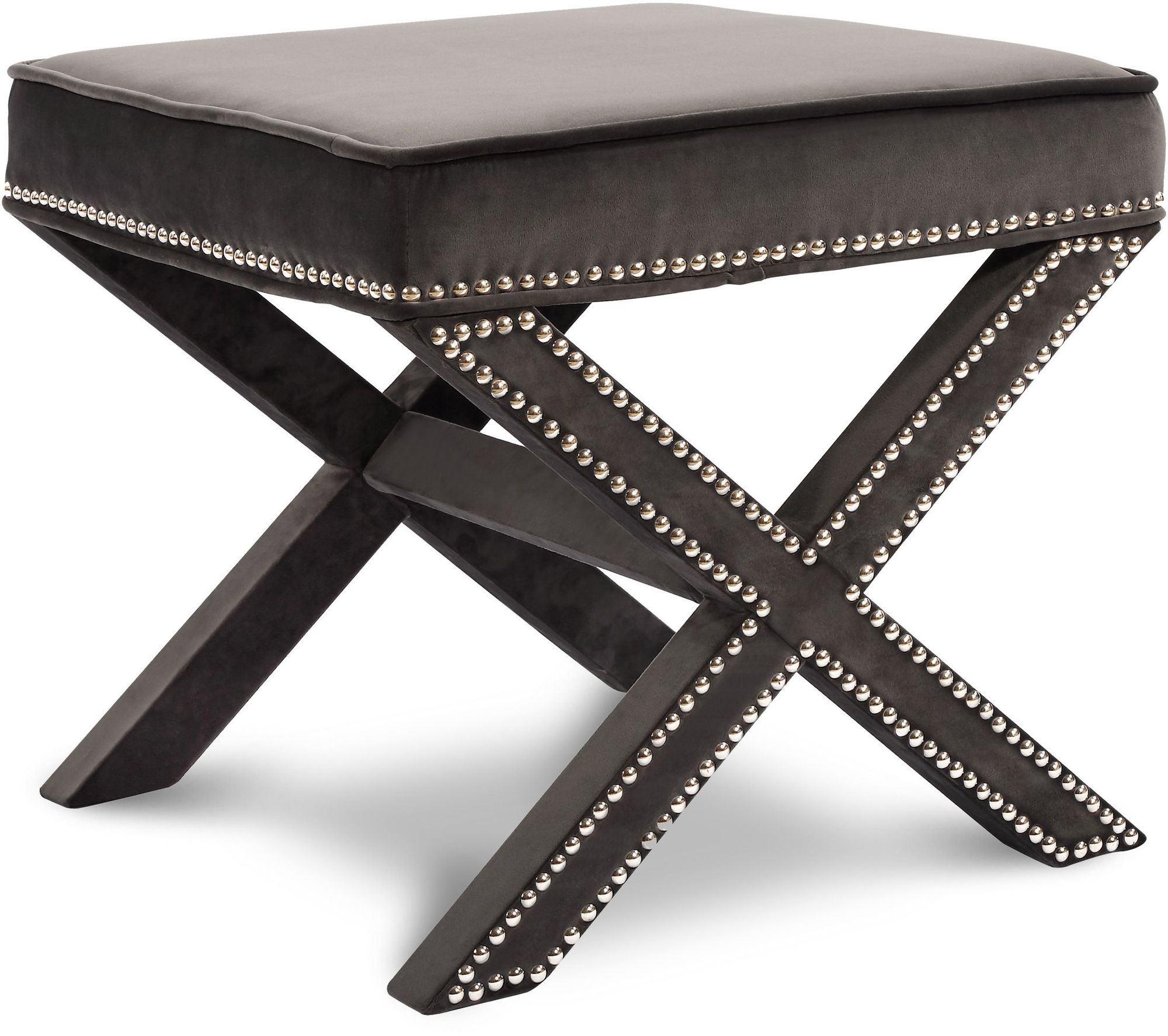 Nixon Velvet Ottoman/Bench