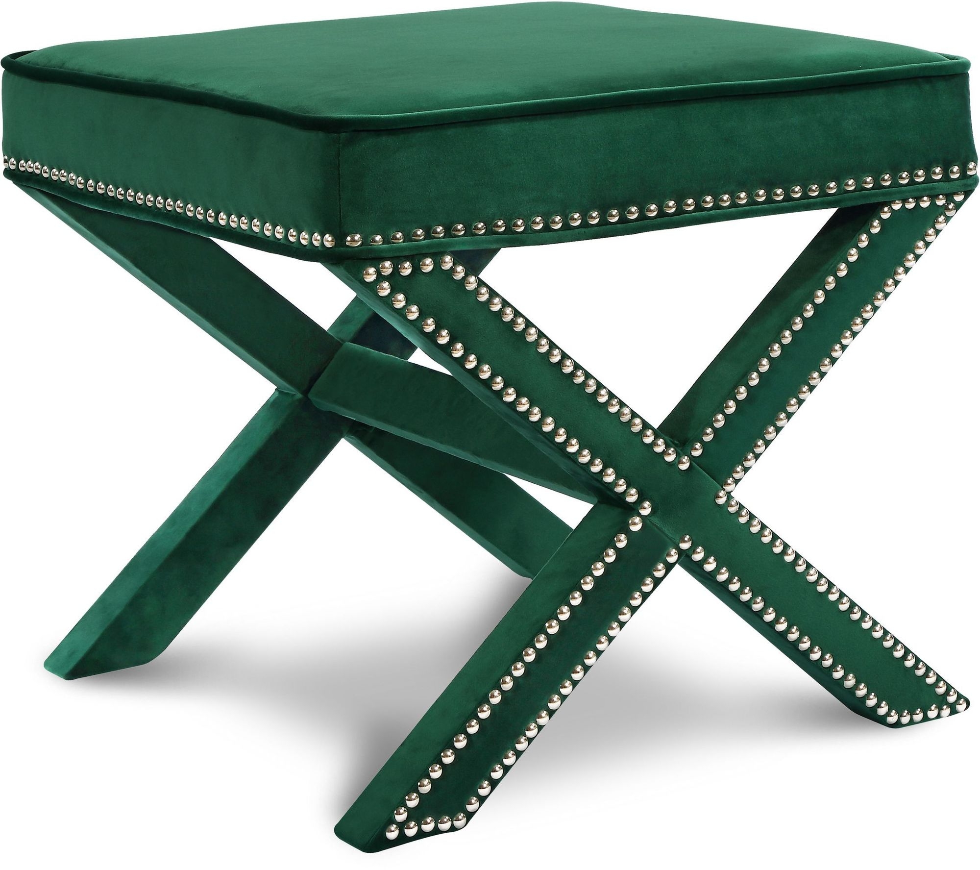 Nixon Velvet Ottoman/Bench