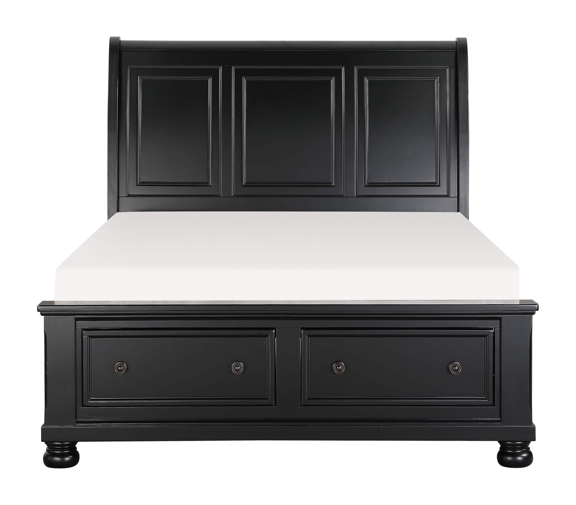 Laurelin Wood Seigh Platform Bed w/ Storage