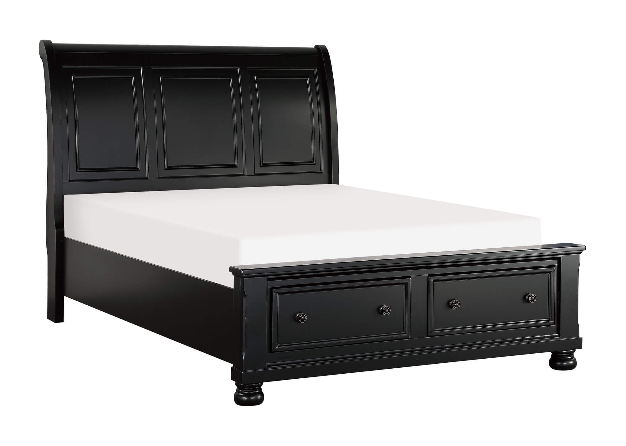 Laurelin Wood Seigh Platform Bedroom Set