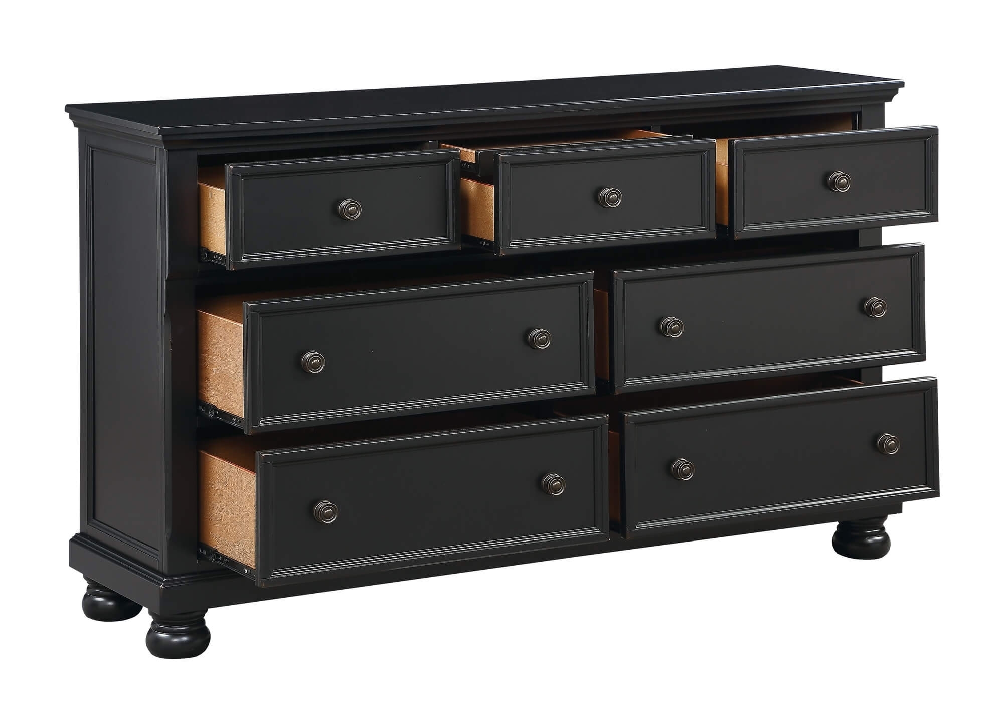 Laurelin Wood Seigh Platform Bedroom Set