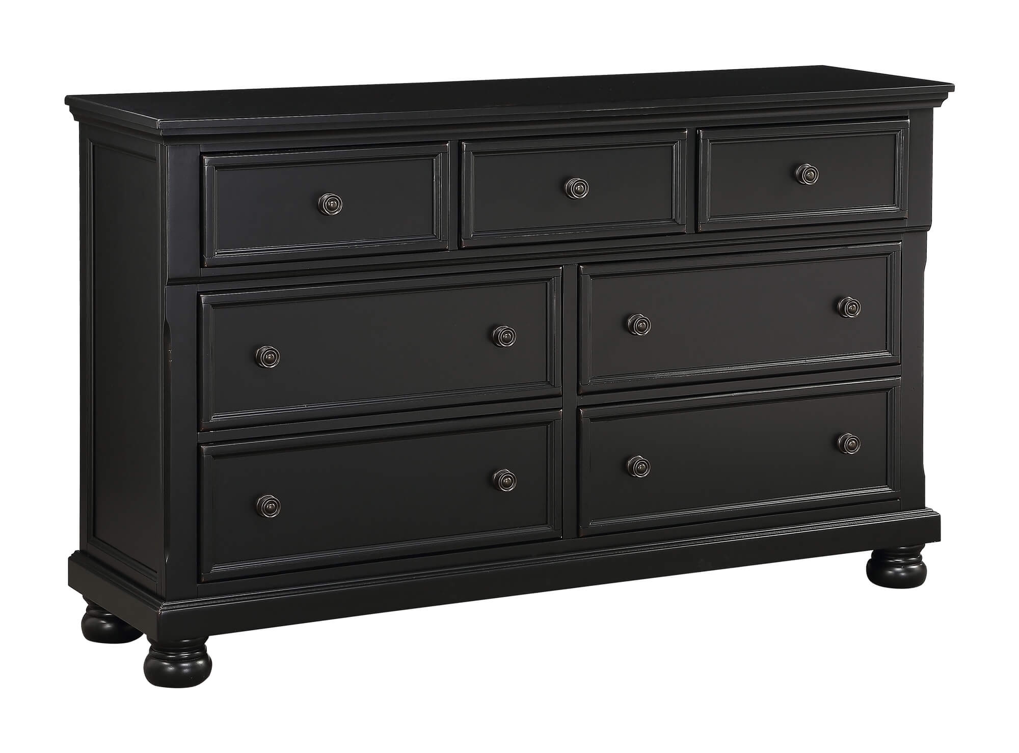 Laurelin Wood Seigh Platform Bedroom Set