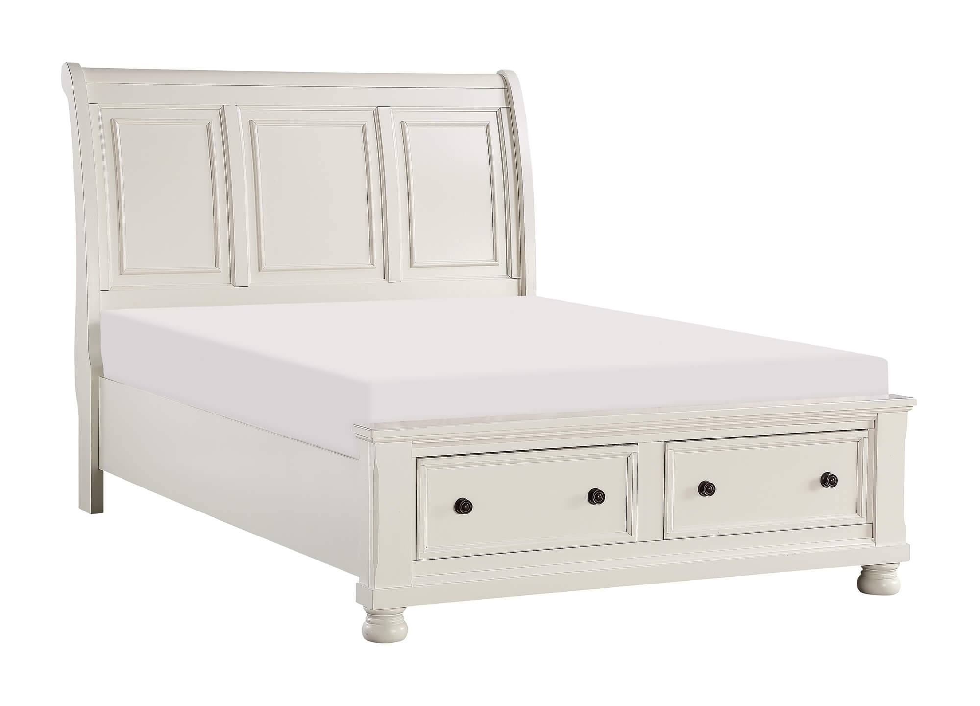 Laurelin Wood Seigh Platform Bed w/ Storage