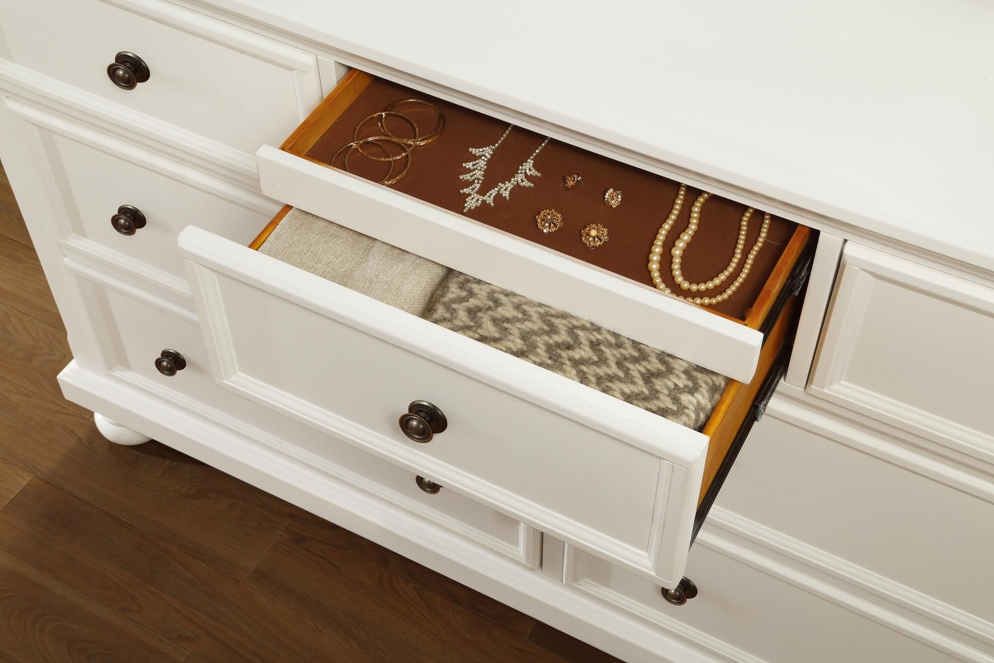 Laurelin Wood Dresser w/ Hidden Drawer