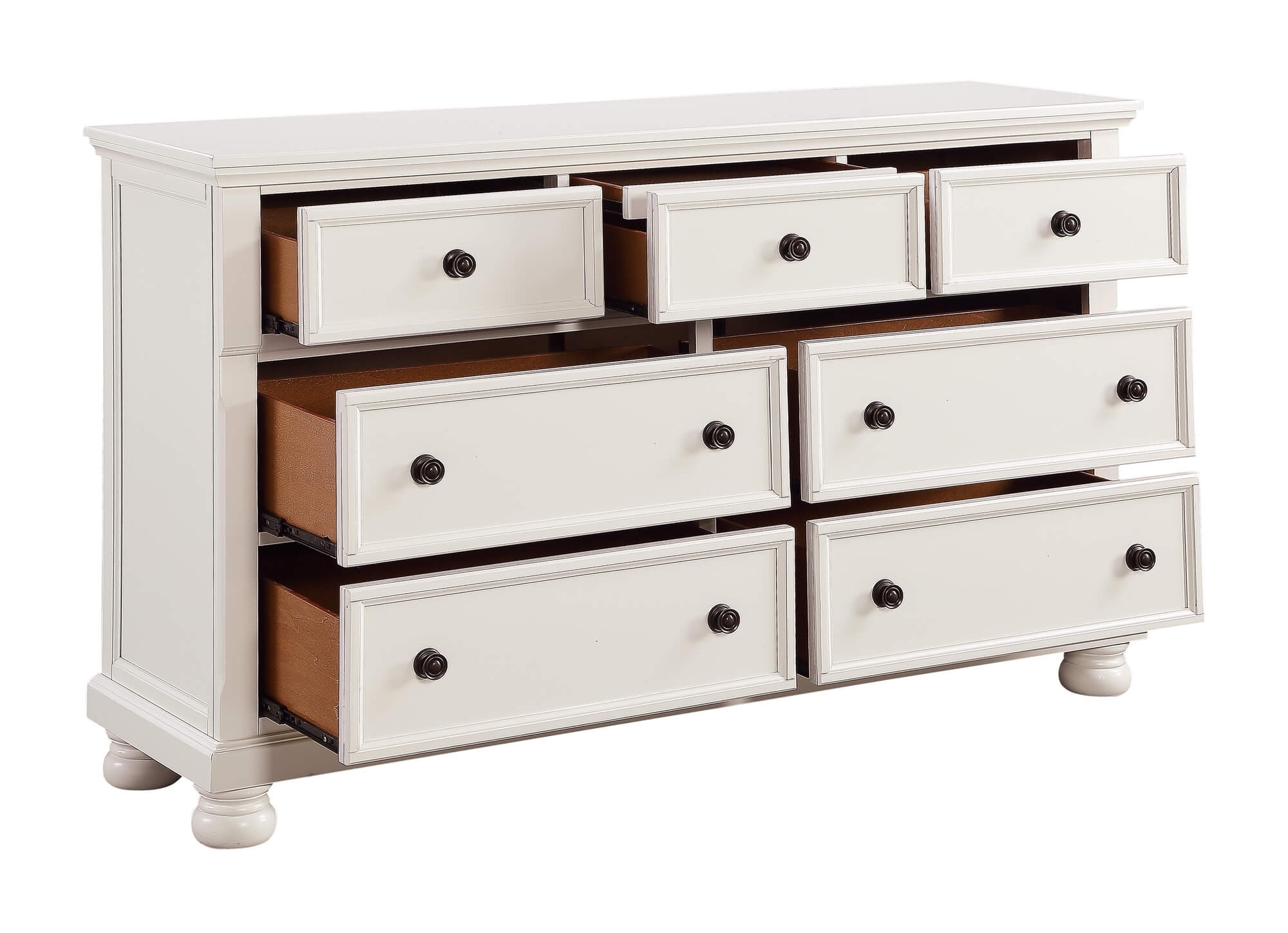Laurelin Wood Seigh Platform Bedroom Set