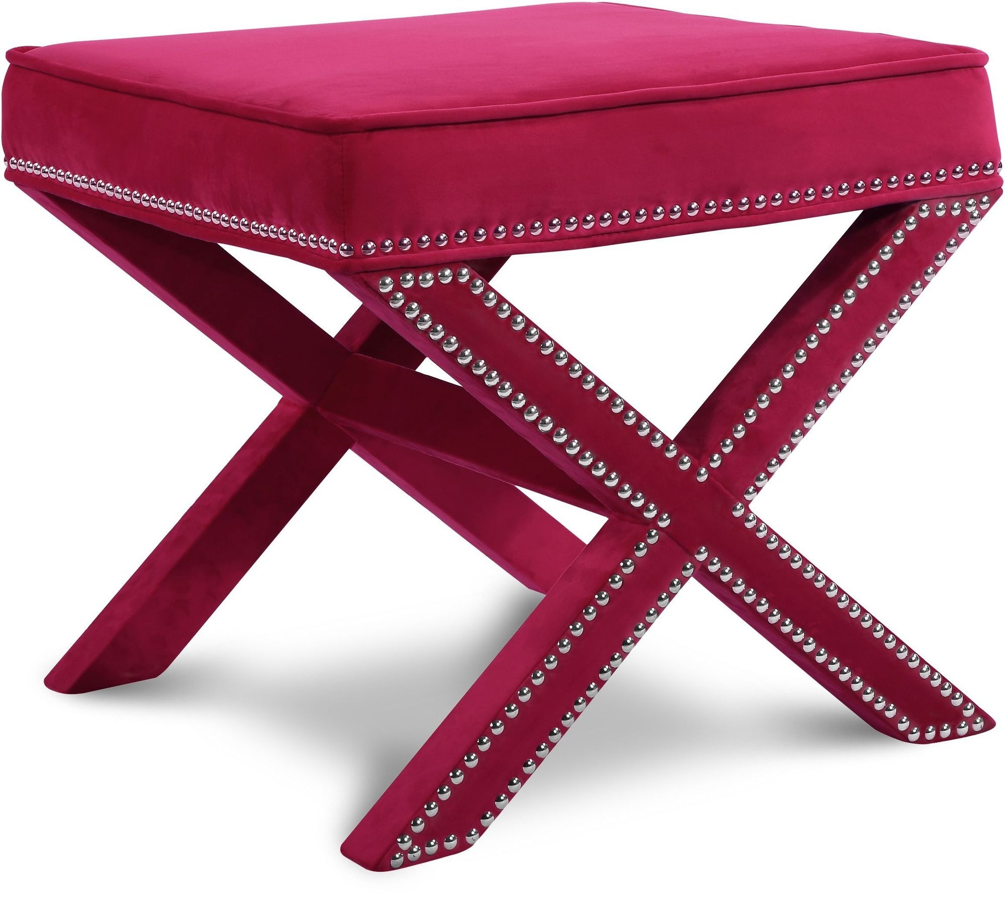 Nixon Velvet Ottoman/Bench
