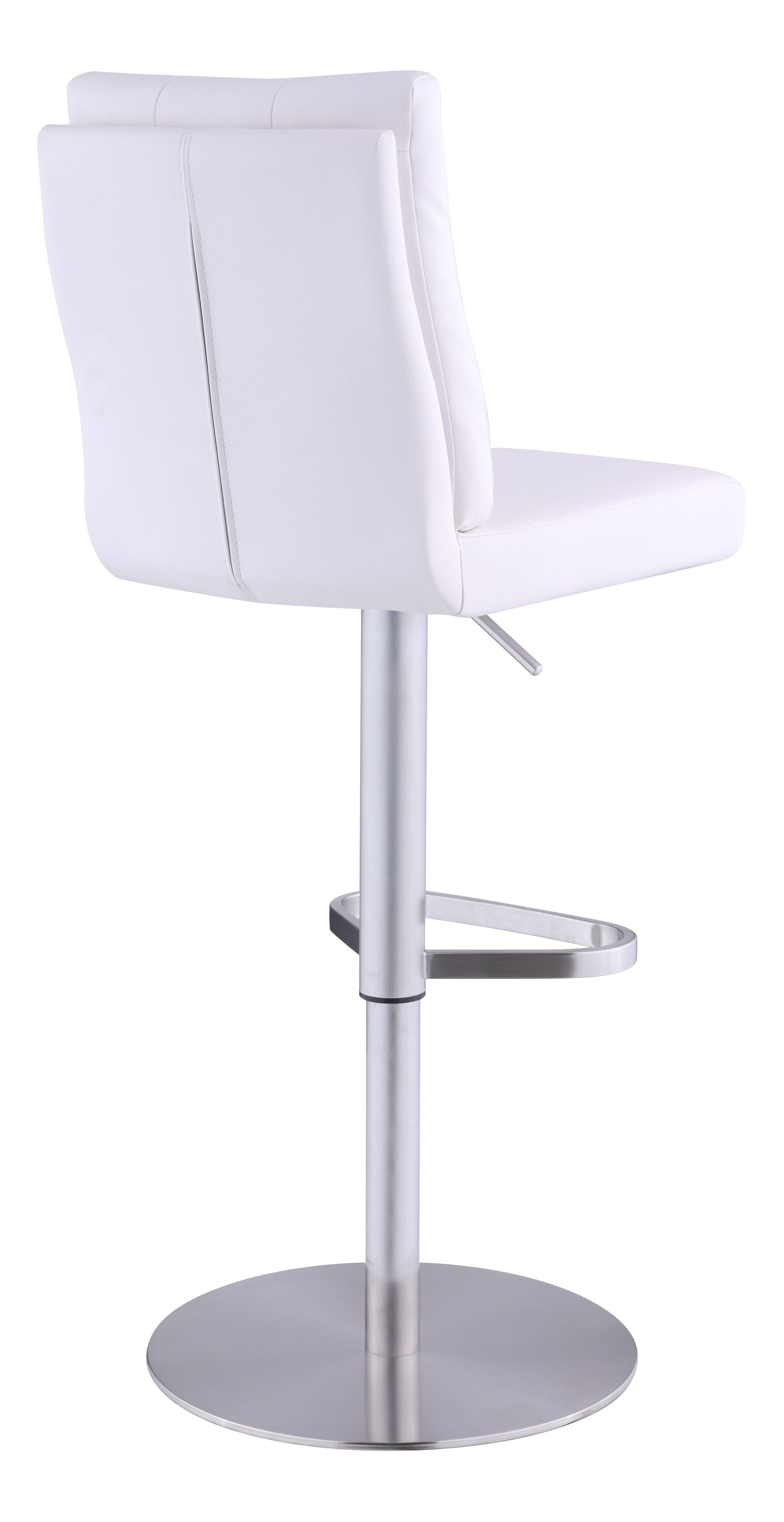 1716 Tufted Back Adjustable Height Swivel Stool