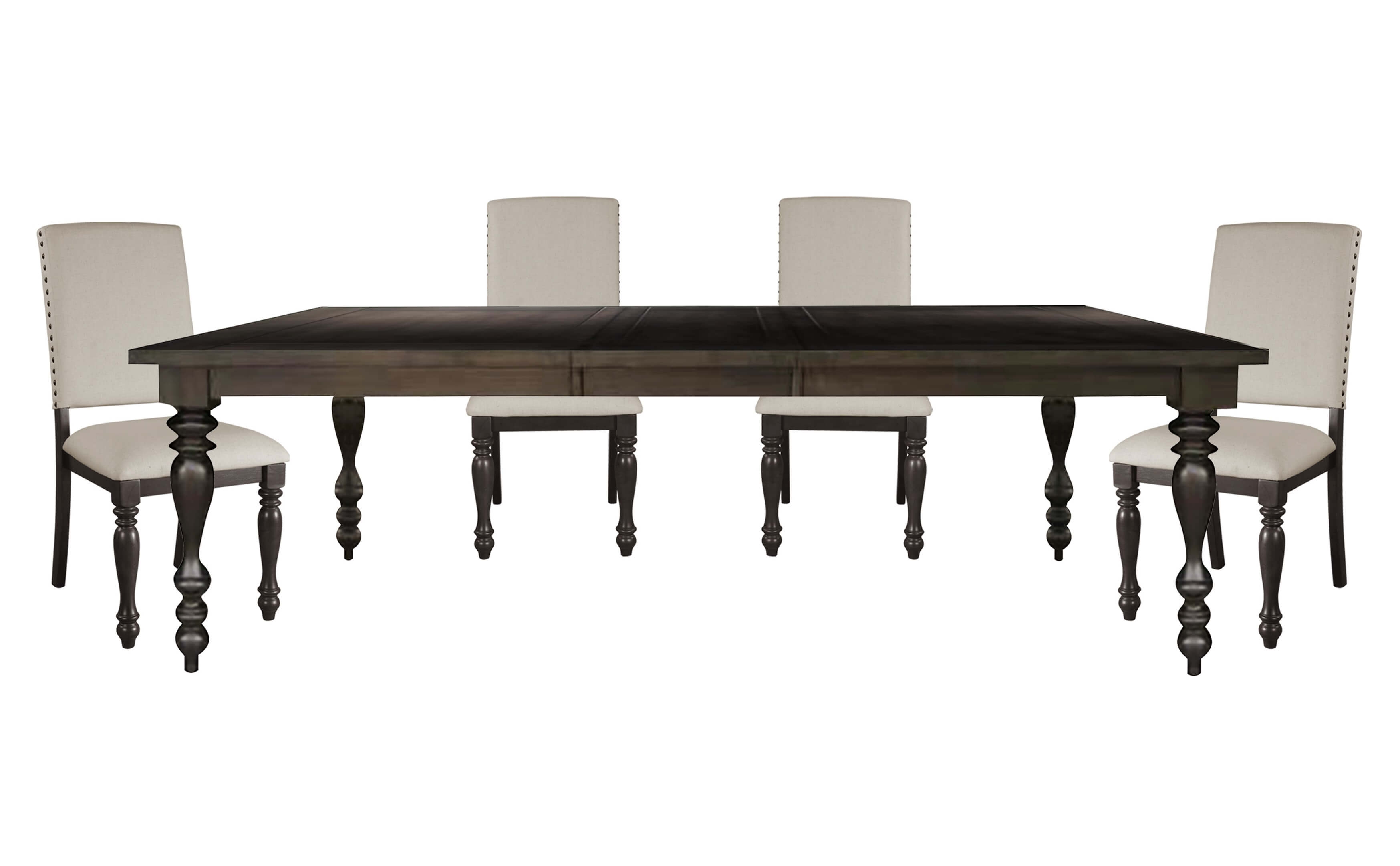 Begonia Transitional Wood Dining Room Set
