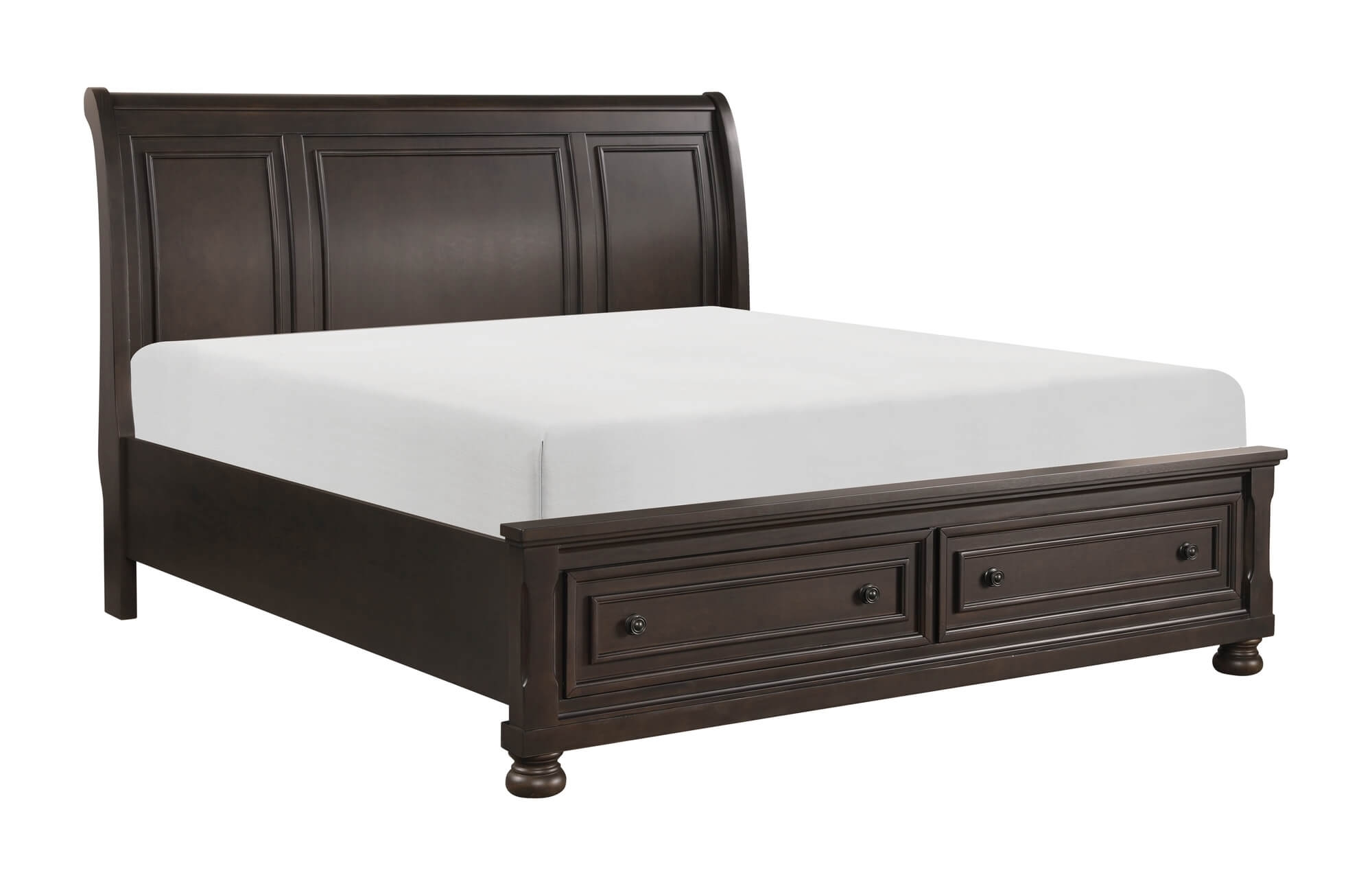 Begonia Sleigh Platform Bed - Thumbnail 2