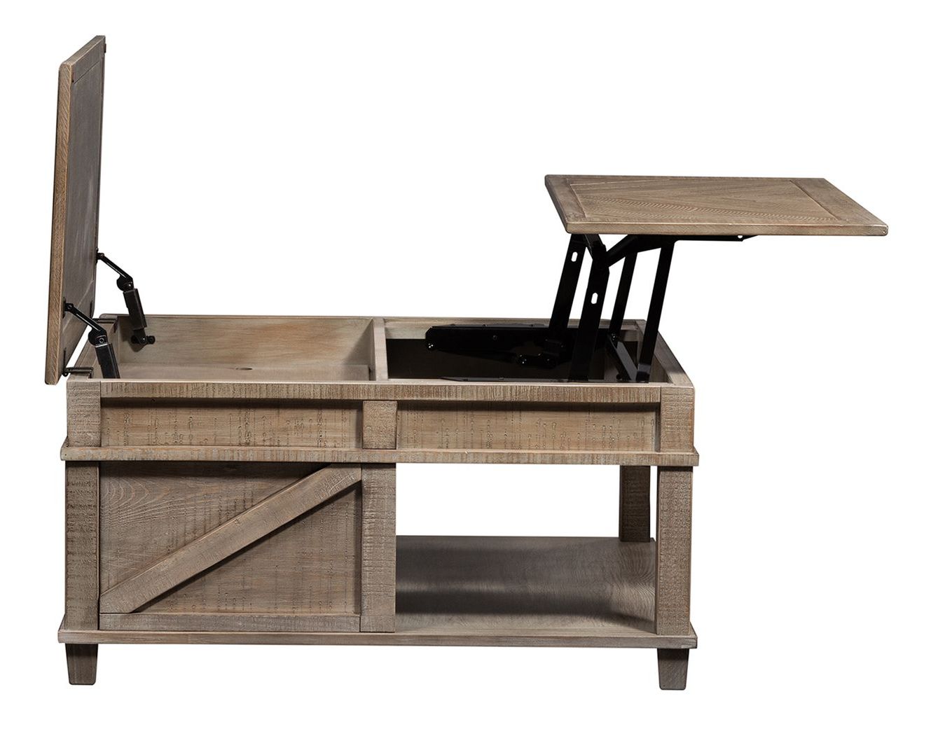 Parkland Falls Square Wood Lift Top Cocktail Table