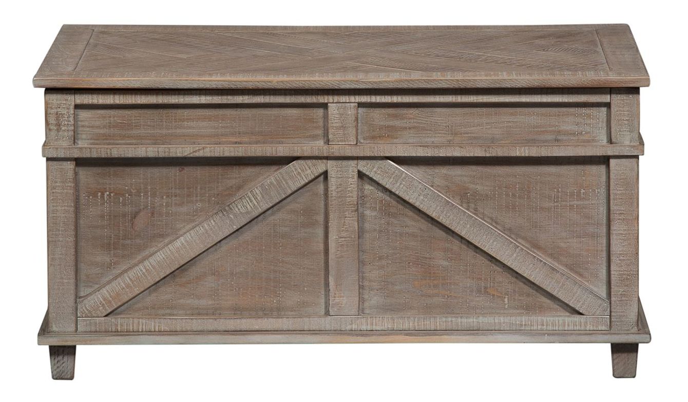 Parkland Falls Wood Storage Trunk