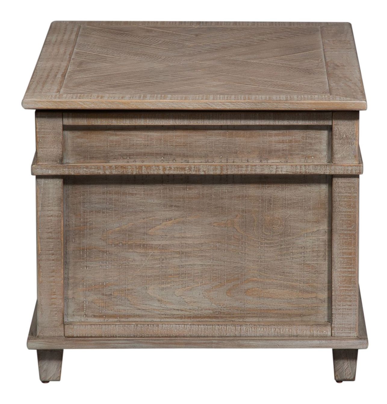 Parkland Falls Lift Top Cocktail Table Set - Weathered Taupe