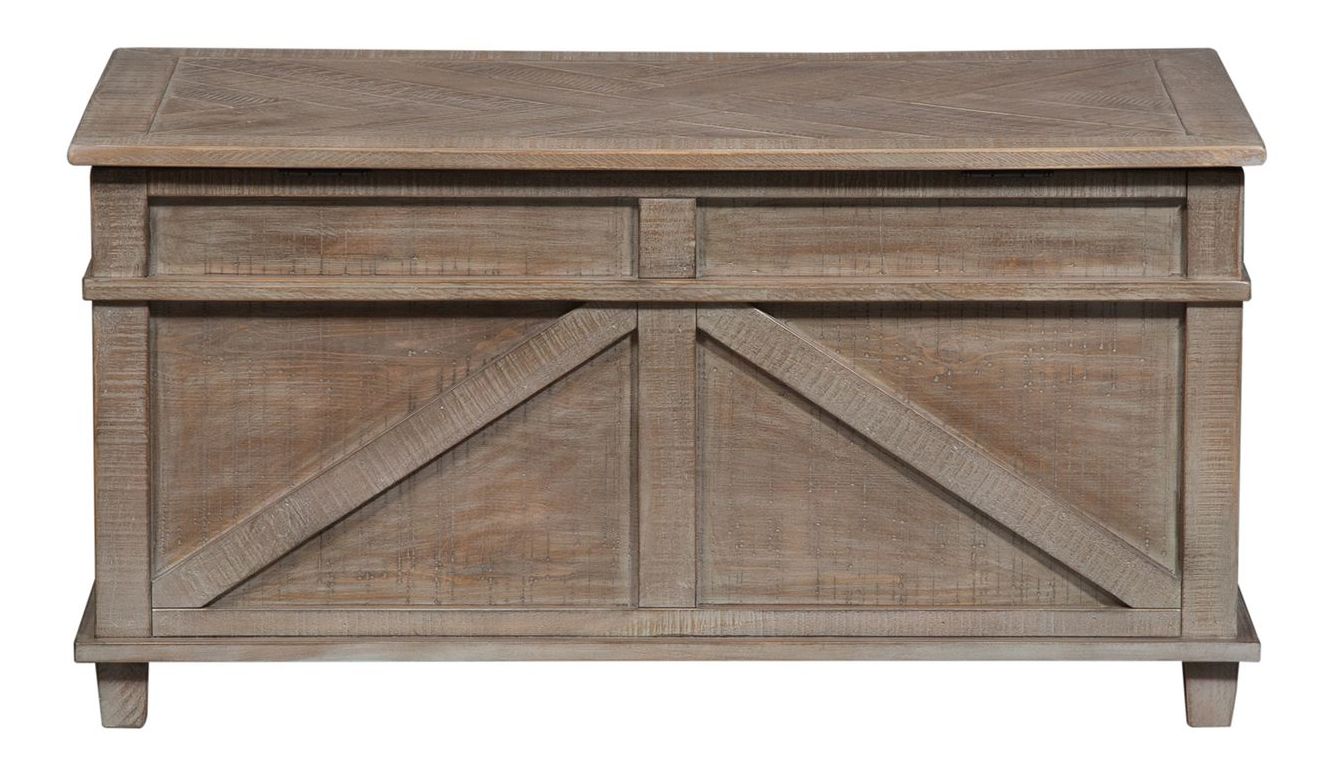 Parkland Falls Wood Storage Trunk