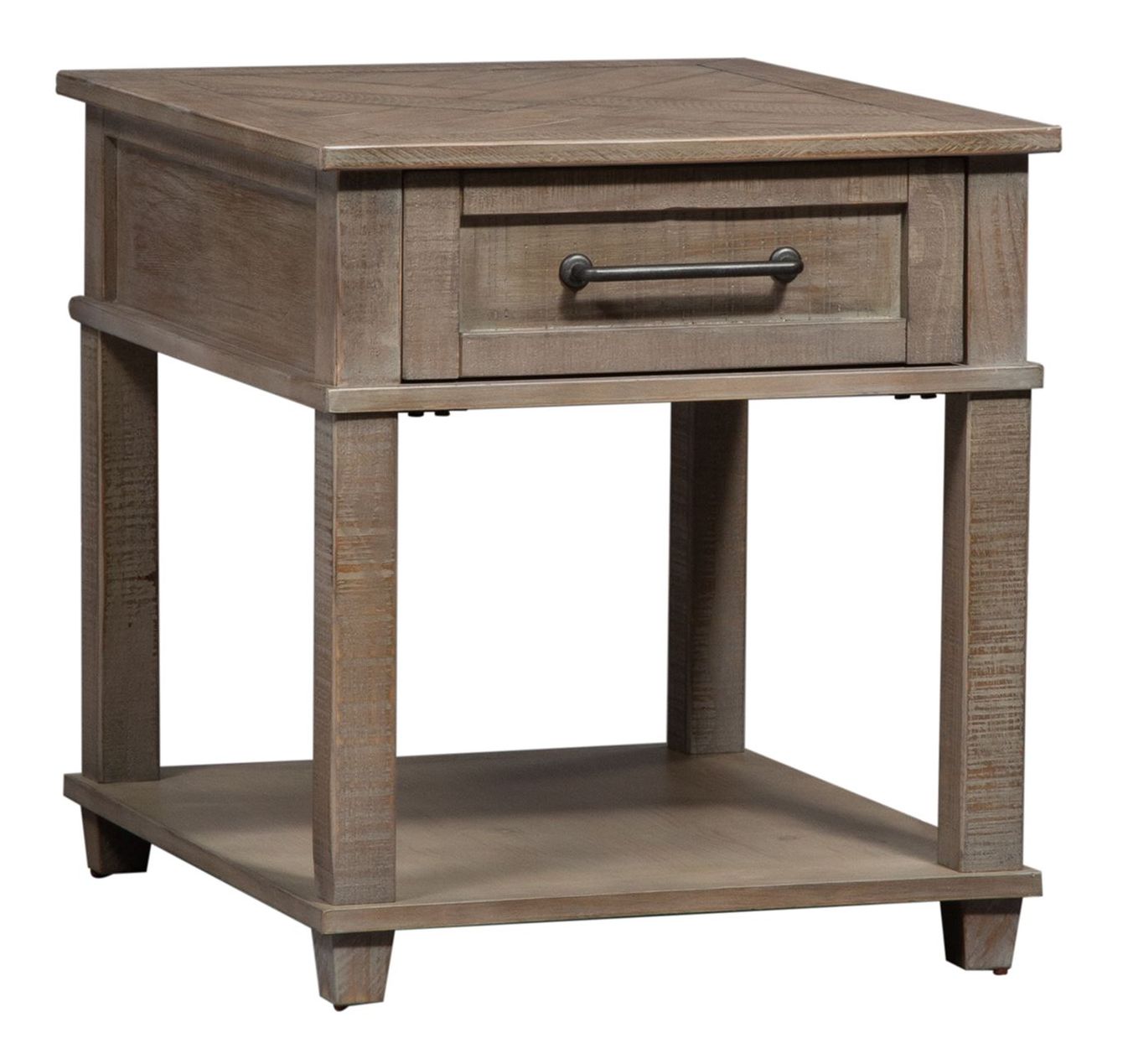 Parkland Falls Lift Top Cocktail Table Set - Weathered Taupe
