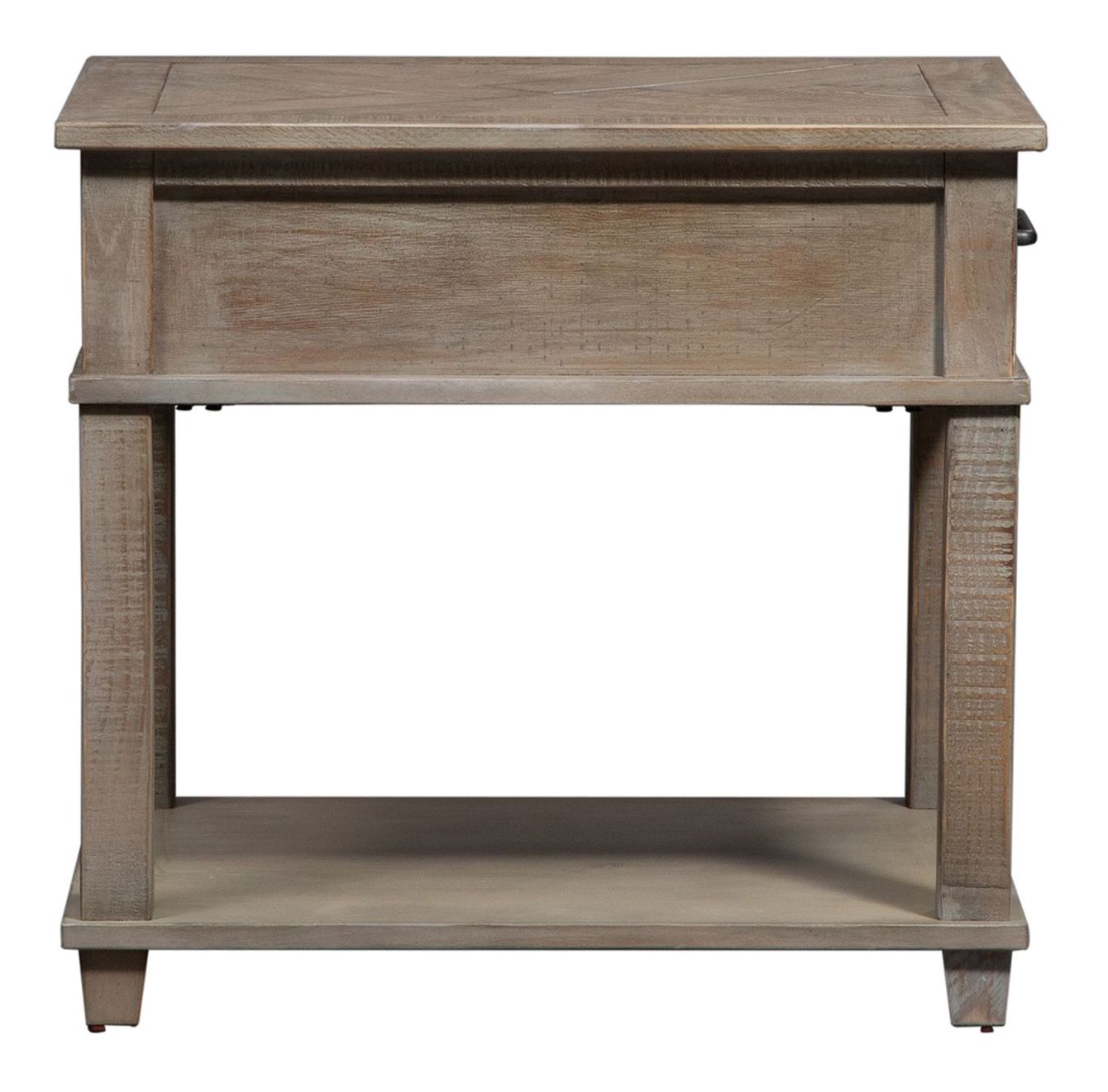 Parkland Falls Rectangular Wood End Table w/Drawer