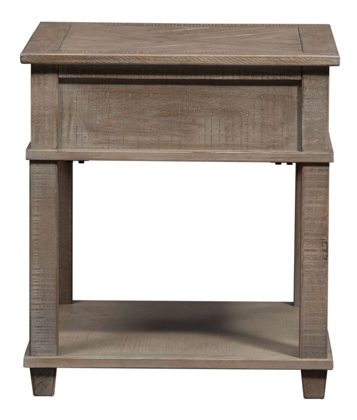 Parkland Falls Lift Top Cocktail Table Set - Weathered Taupe