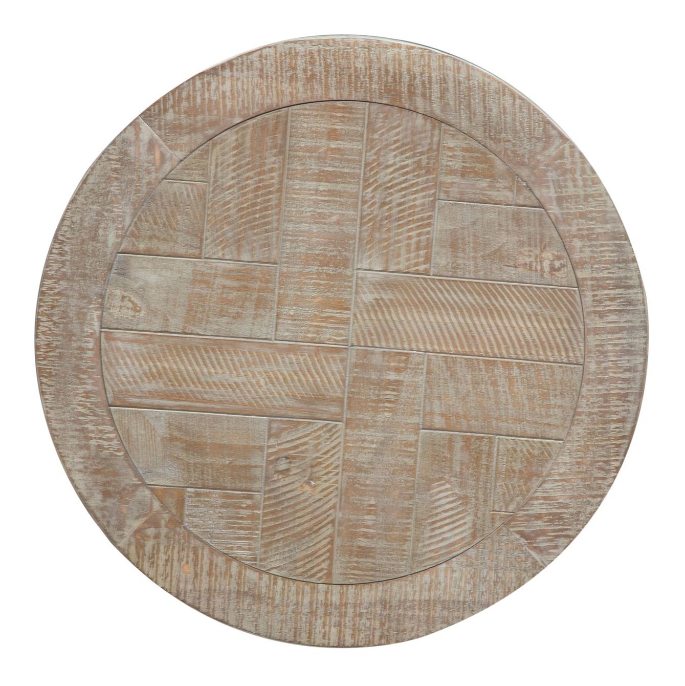 Parkland Falls Round Wood End Table