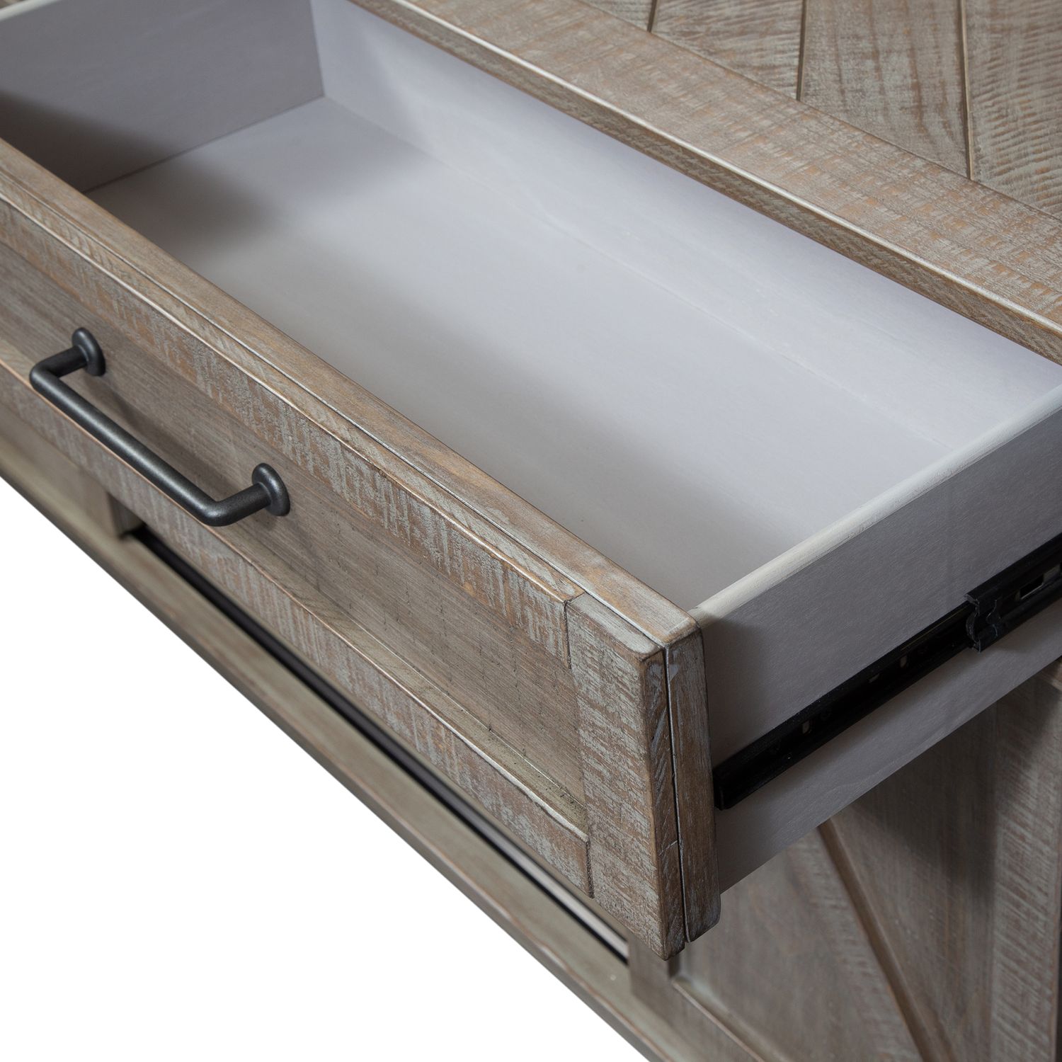 Parkland Falls Wood Sofa Table w/2 Drawers & 2 Doors