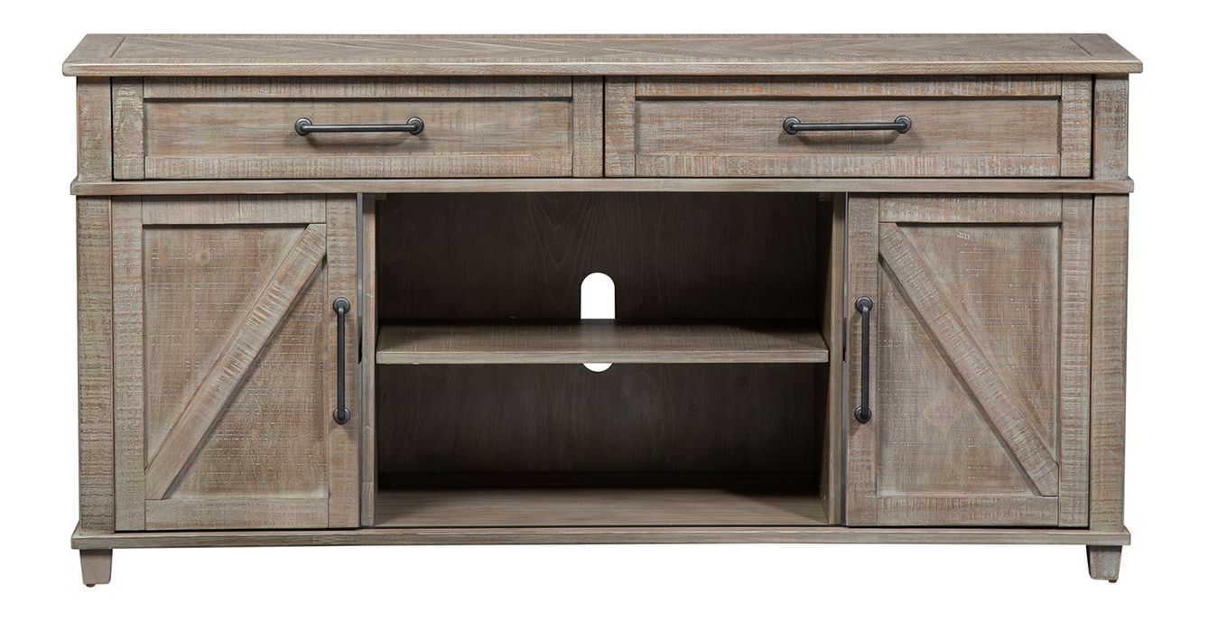 Parkland Falls Lift Top Cocktail Table Set - Weathered Taupe