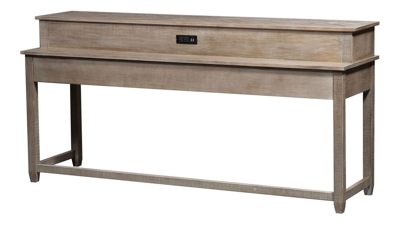 Parkland Falls Lift Top Cocktail Table Set - Weathered Taupe