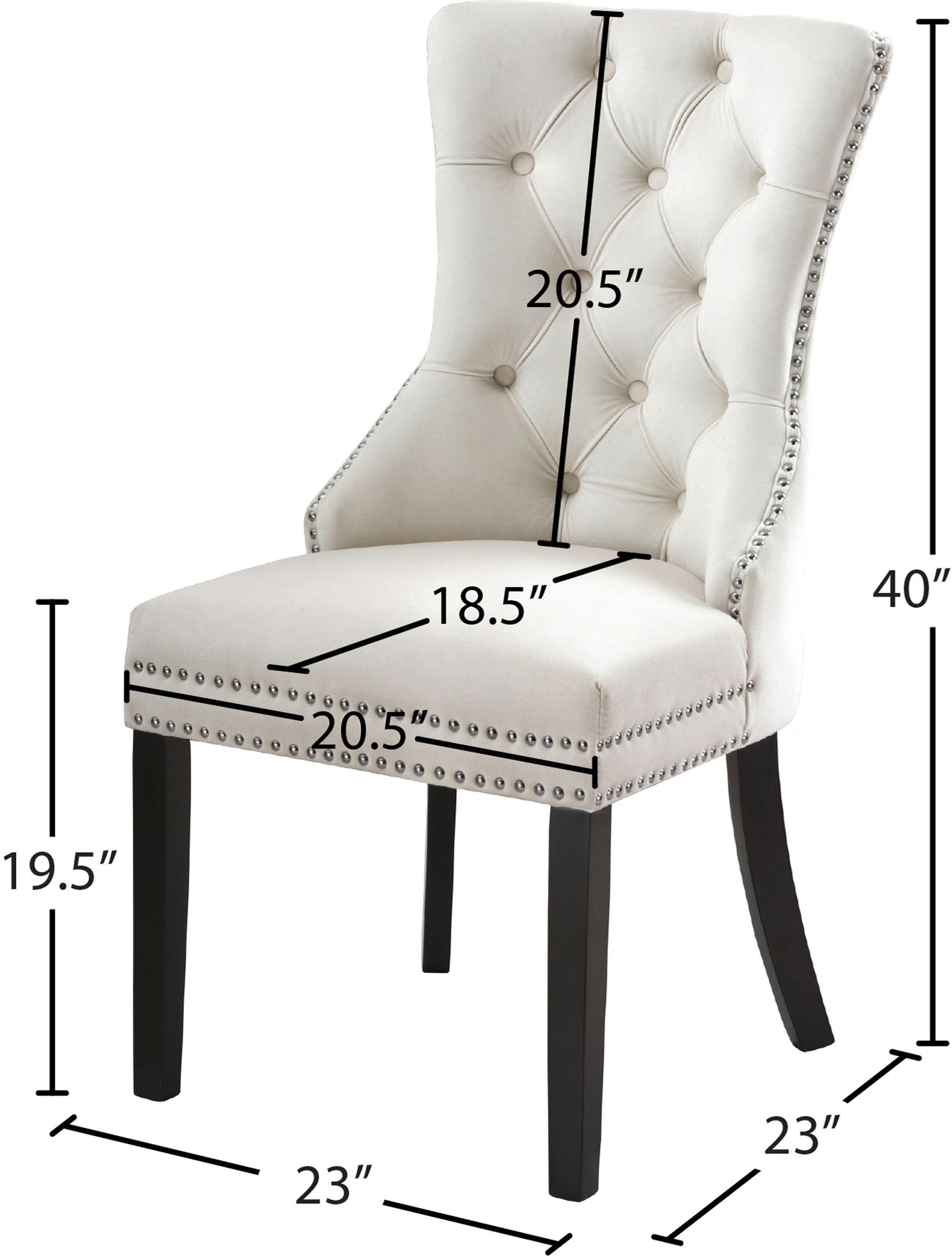Nikki Velvet Dining Chair