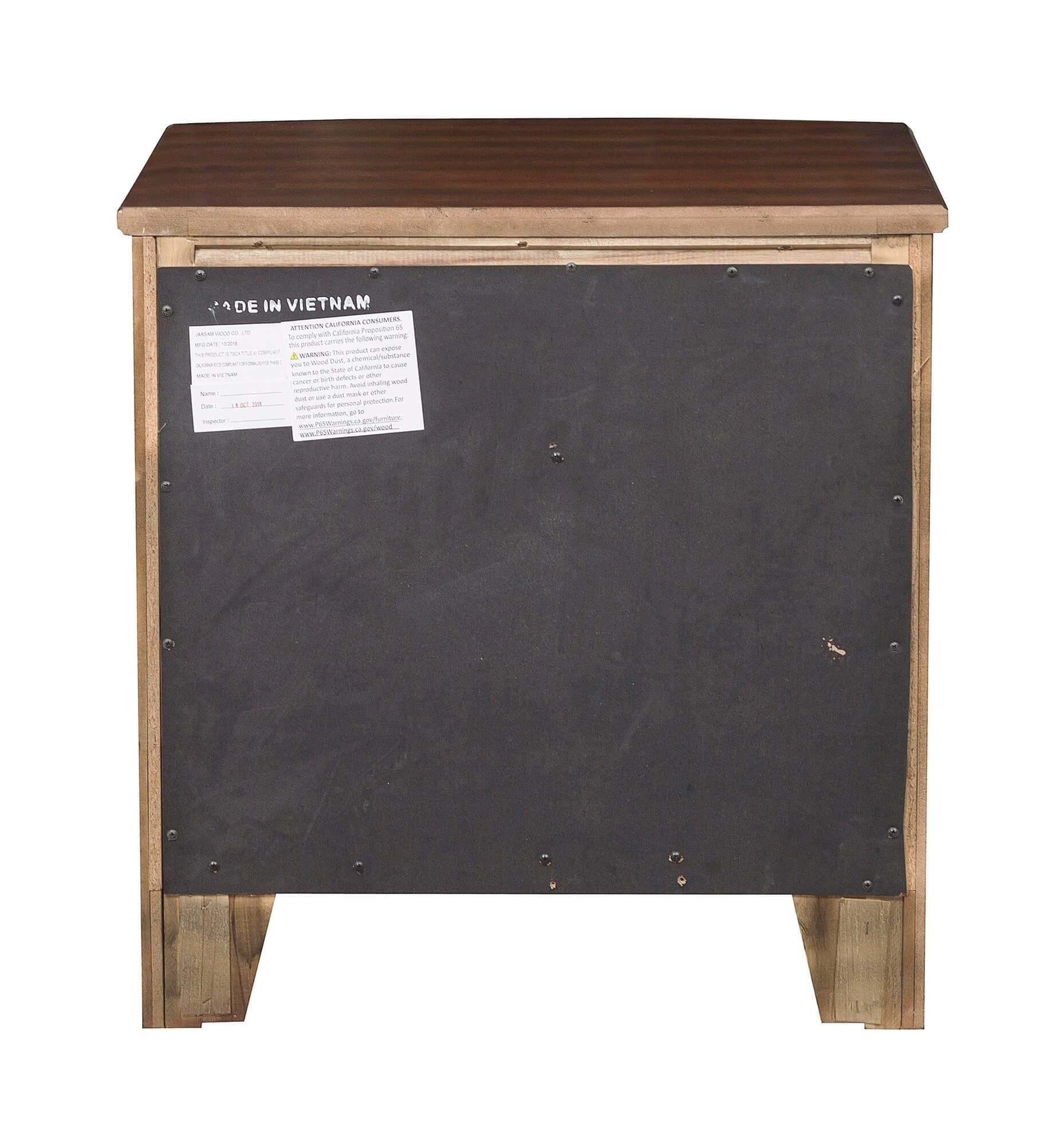 Cotterill Wood/Wood Veneer Nightstand