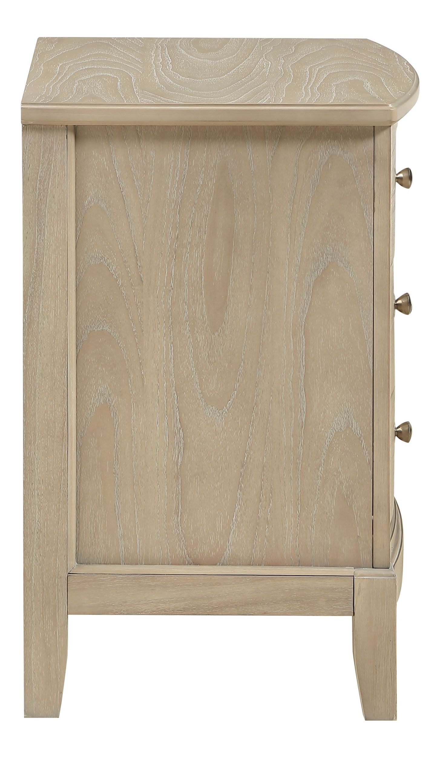 Cotterill Wood 3-Drawer Night Stand